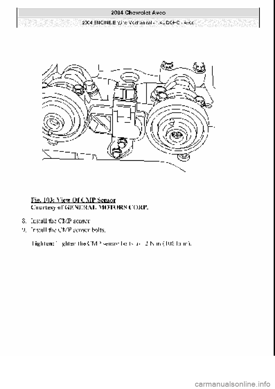 CHEVROLET AVEO 2002 Service Repair Manual CHEVROLET AVEO 2002 Service Repair Manual