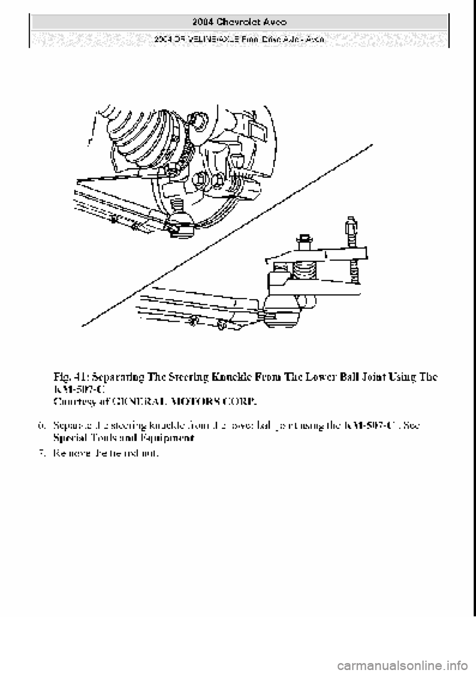 CHEVROLET AVEO 2002 Service Repair Manual CHEVROLET AVEO 2002 Service Repair Manual