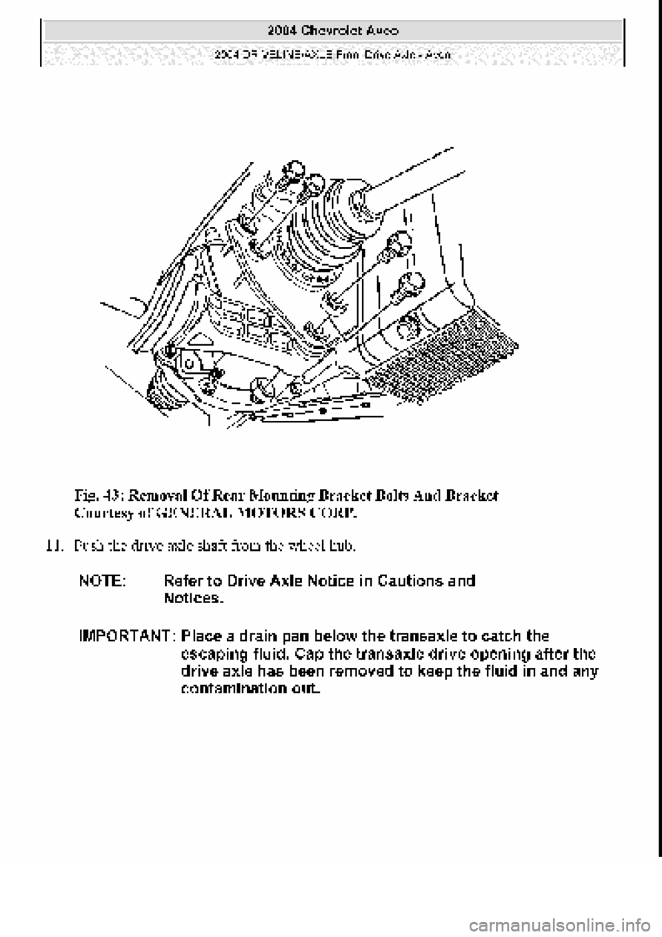 CHEVROLET AVEO 2002 Service Repair Manual CHEVROLET AVEO 2002 Service Repair Manual