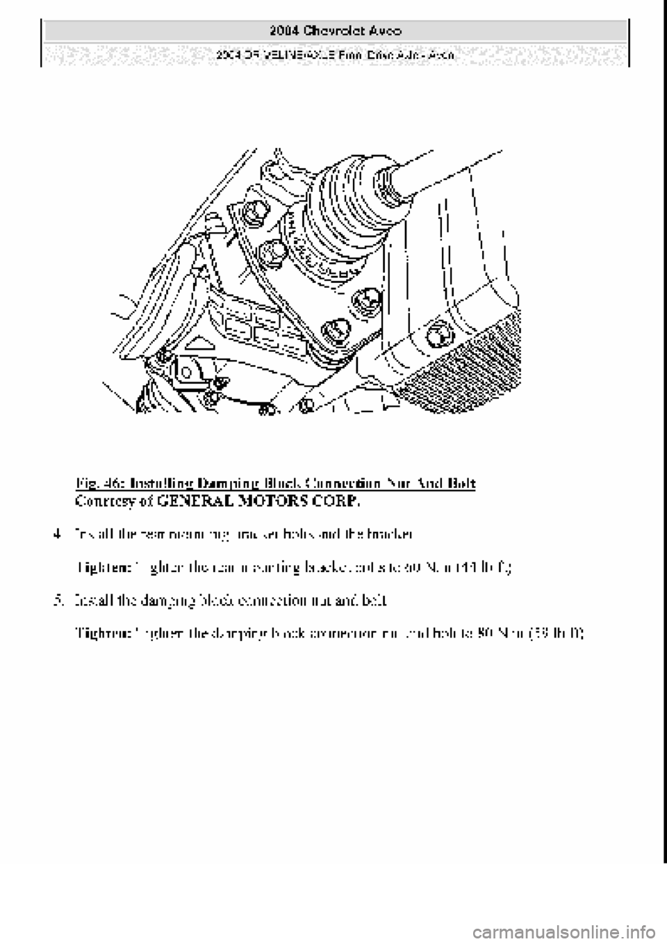 CHEVROLET AVEO 2002 Service Repair Manual CHEVROLET AVEO 2002 Service Repair Manual