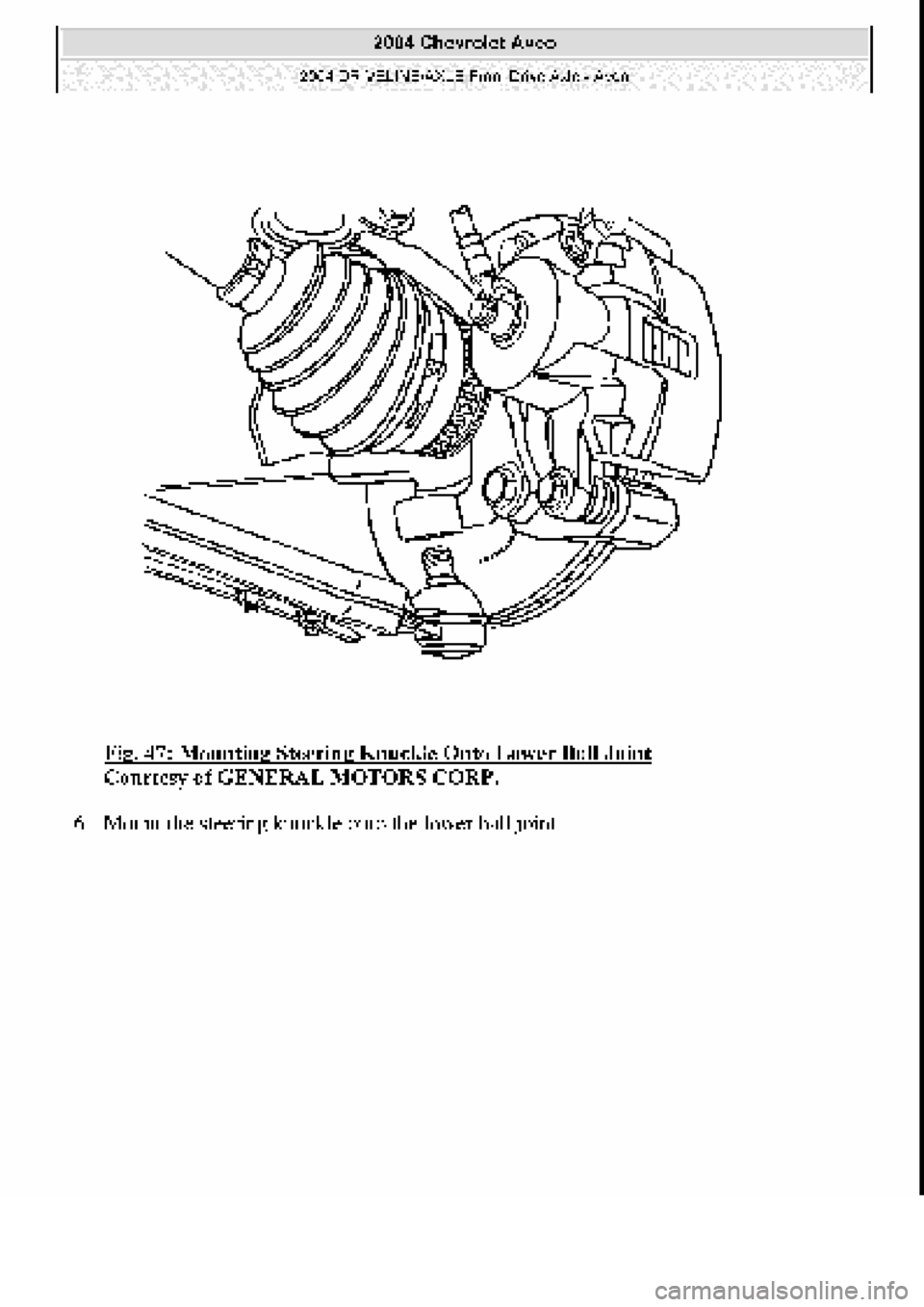 CHEVROLET AVEO 2002 Service Repair Manual CHEVROLET AVEO 2002 Service Repair Manual