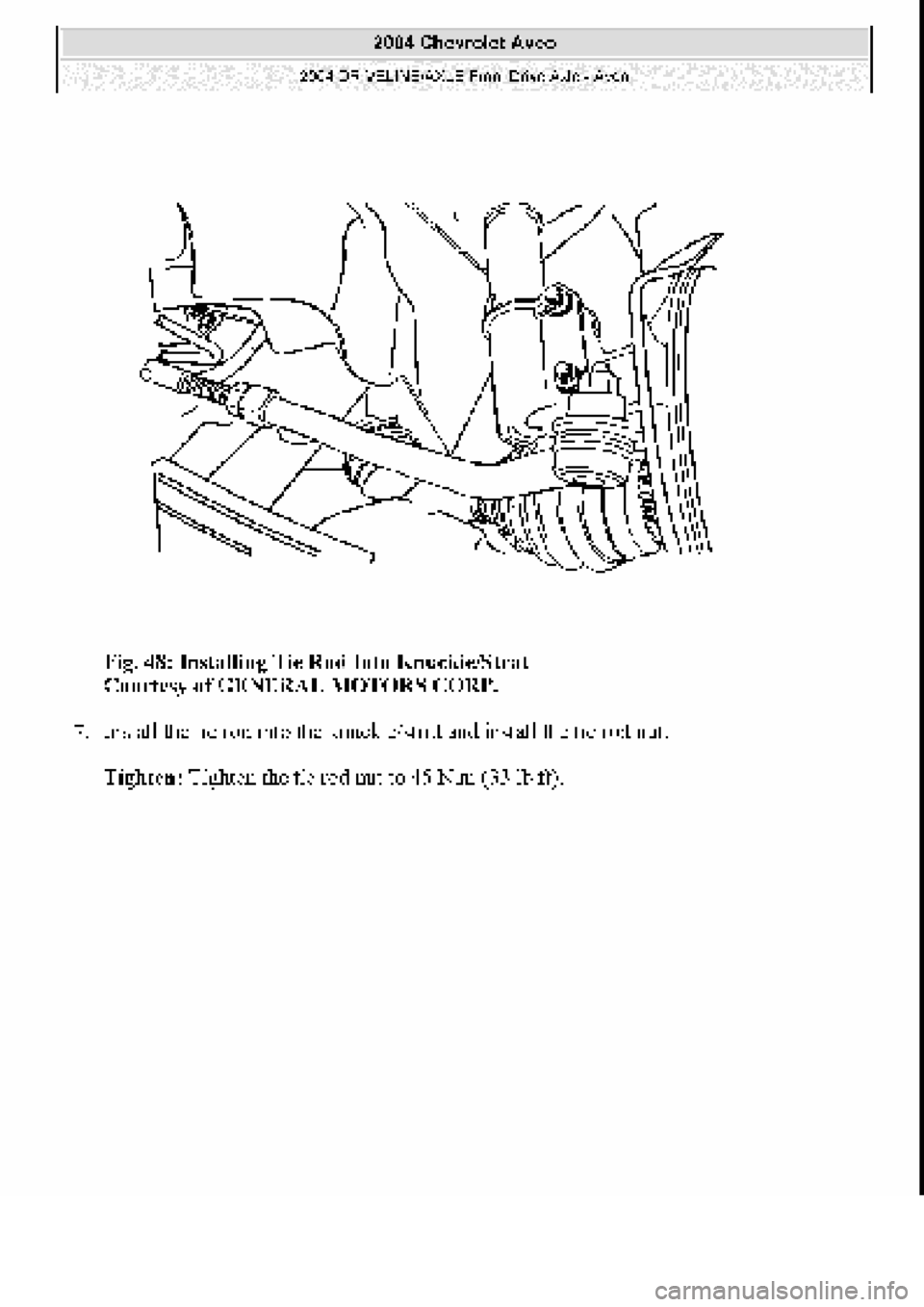 CHEVROLET AVEO 2002 Service Repair Manual CHEVROLET AVEO 2002 Service Repair Manual