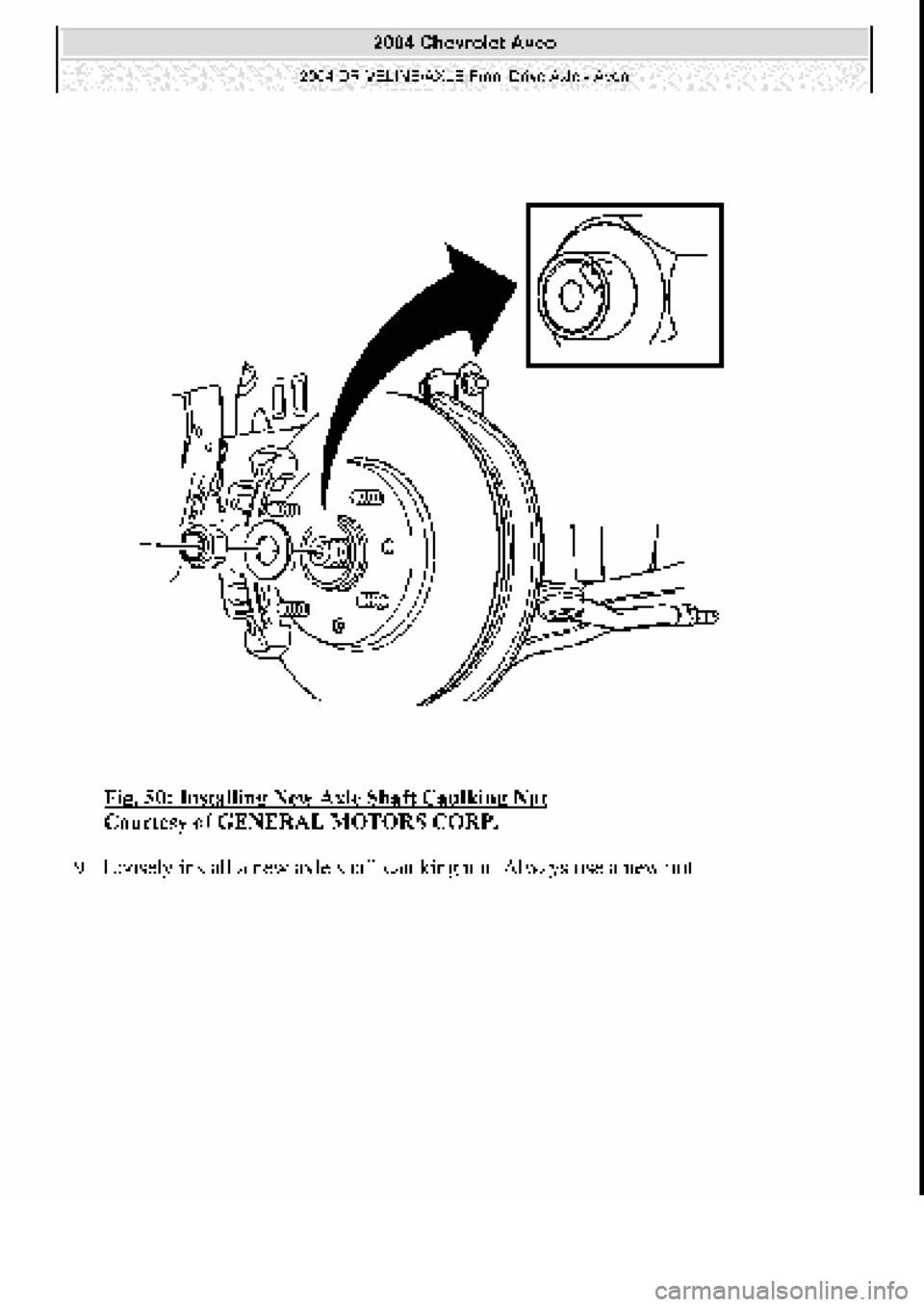 CHEVROLET AVEO 2002 Service Repair Manual CHEVROLET AVEO 2002 Service Repair Manual