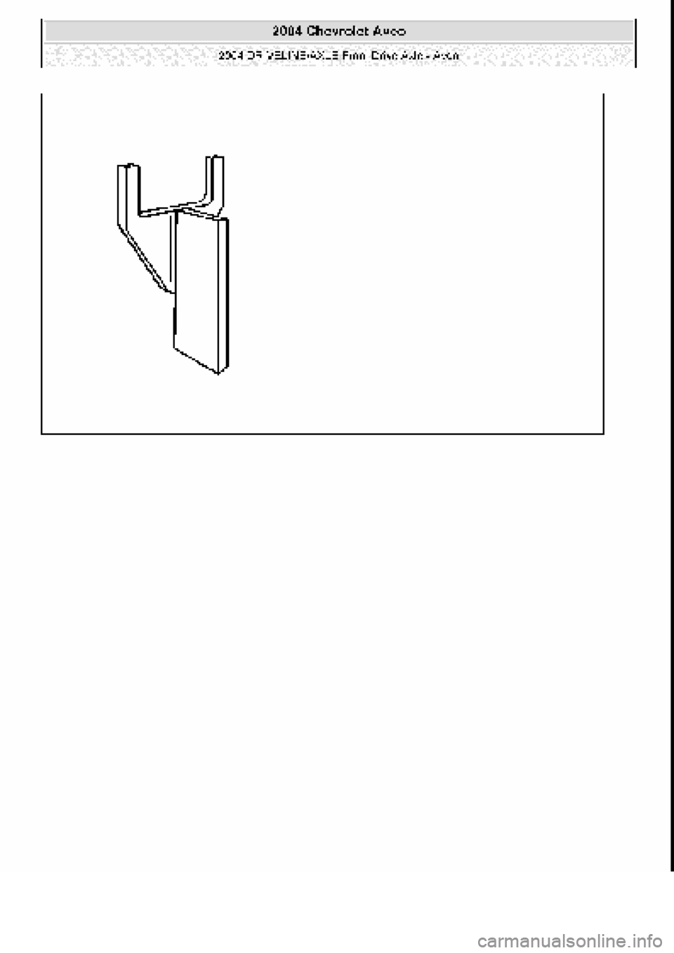 CHEVROLET AVEO 2002 Service Repair Manual CHEVROLET AVEO 2002 Service Repair Manual