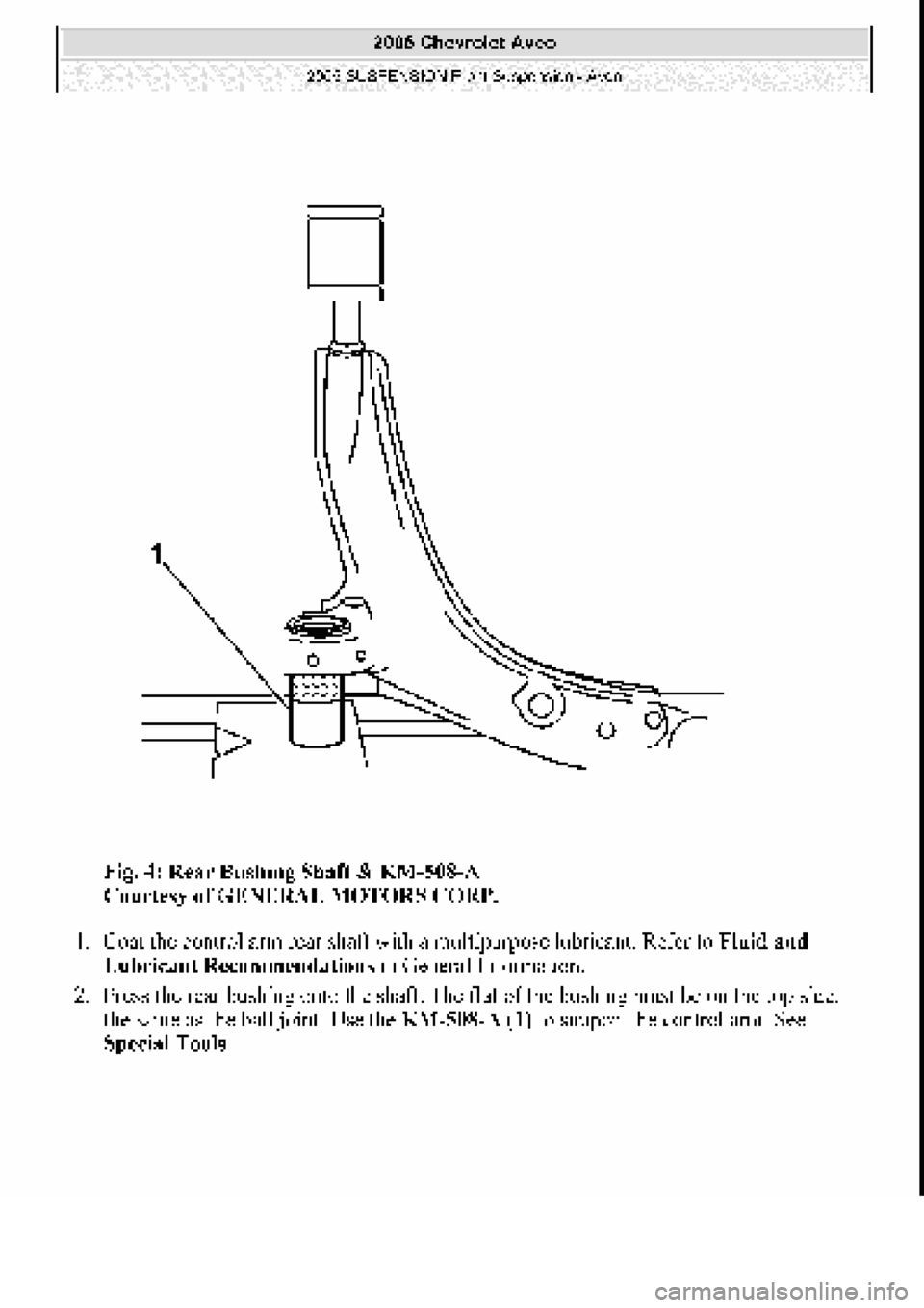 CHEVROLET AVEO 2002 Service Repair Manual CHEVROLET AVEO 2002 Service Repair Manual