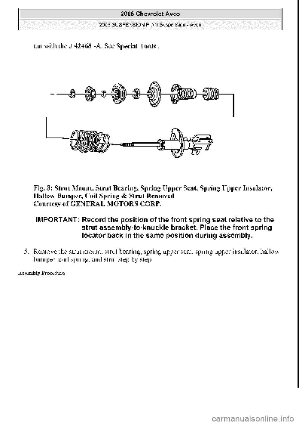 CHEVROLET AVEO 2002 Service Repair Manual CHEVROLET AVEO 2002 Service Repair Manual