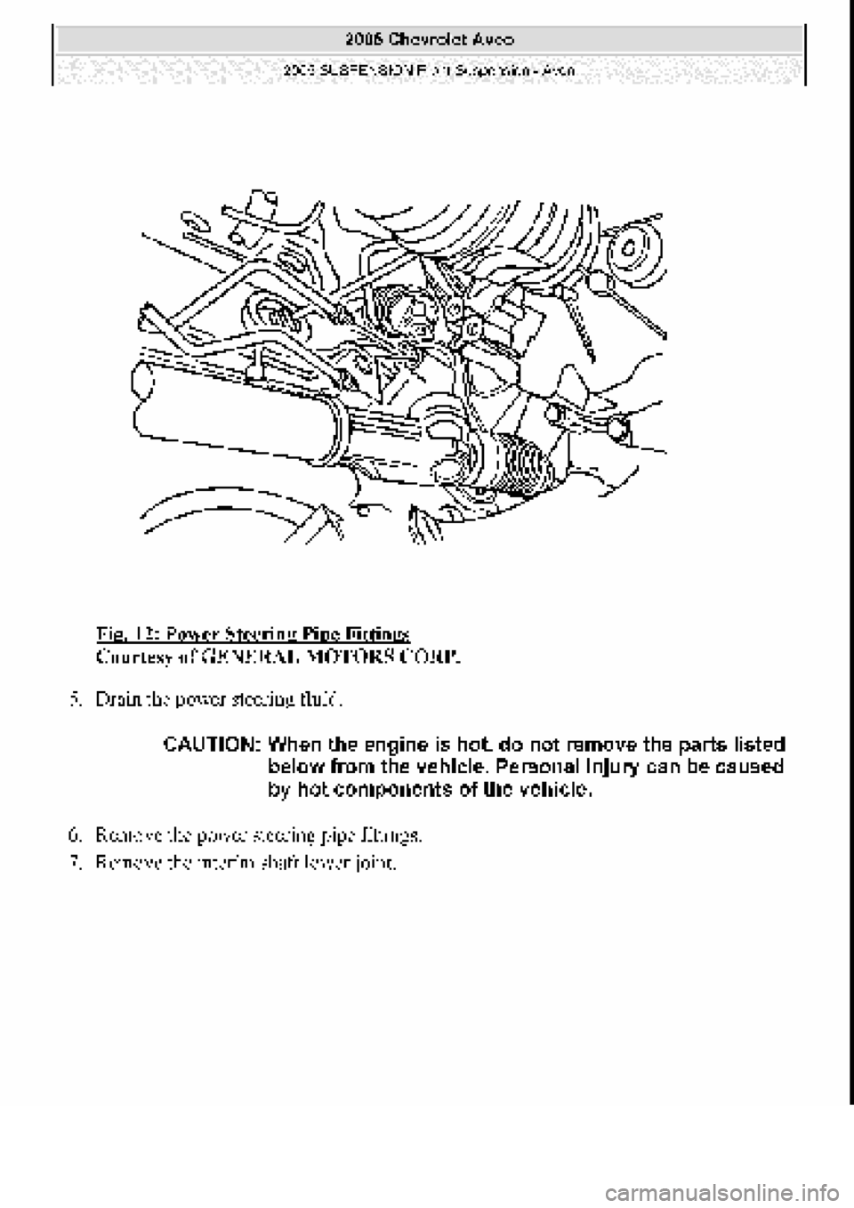 CHEVROLET AVEO 2002 Service Repair Manual CHEVROLET AVEO 2002 Service Repair Manual