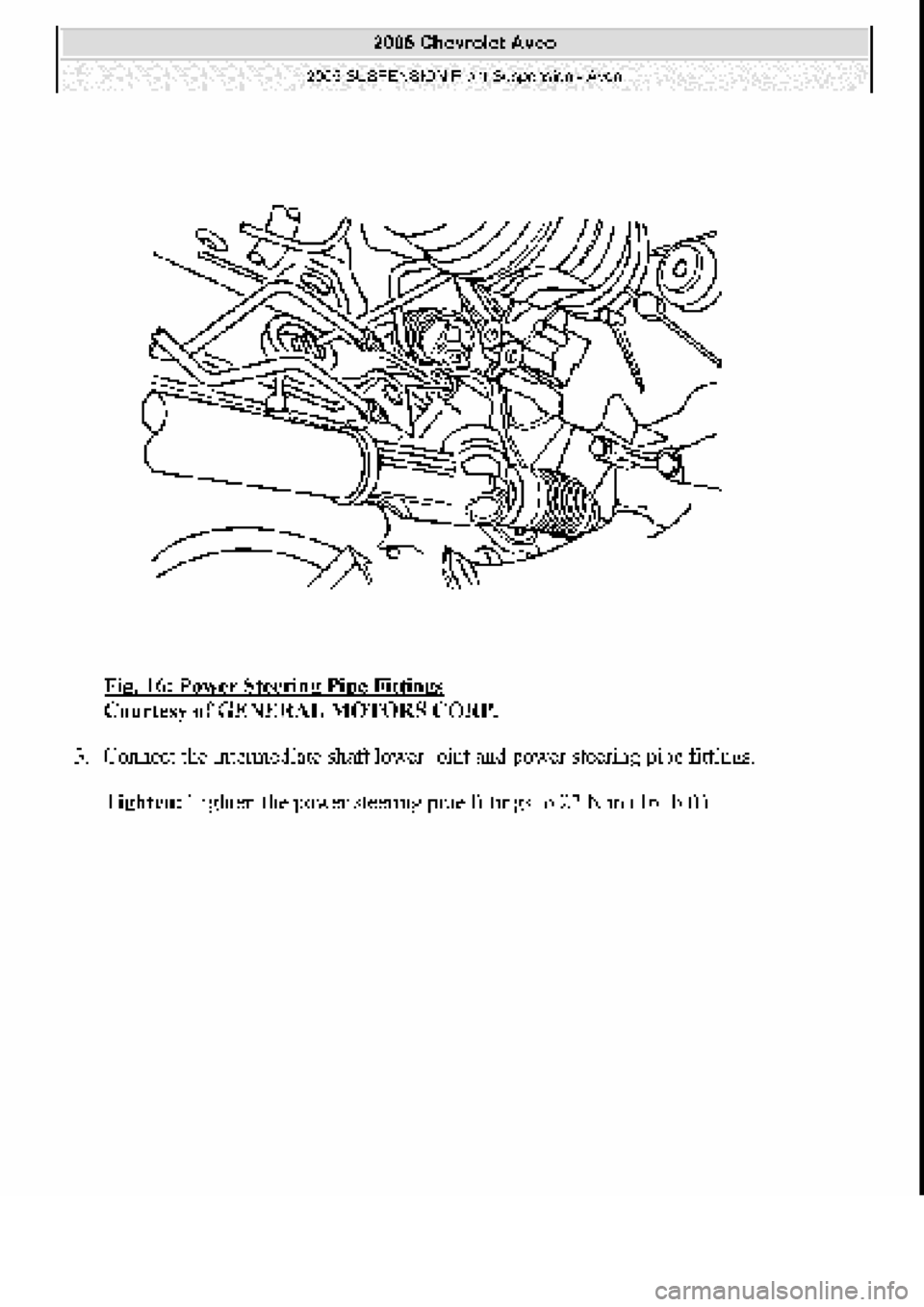 CHEVROLET AVEO 2002 Service Repair Manual CHEVROLET AVEO 2002 Service Repair Manual