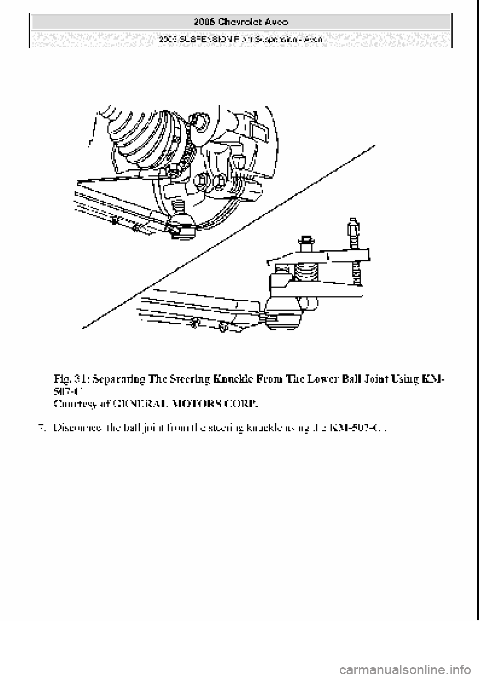 CHEVROLET AVEO 2002 Service Repair Manual CHEVROLET AVEO 2002 Service Repair Manual