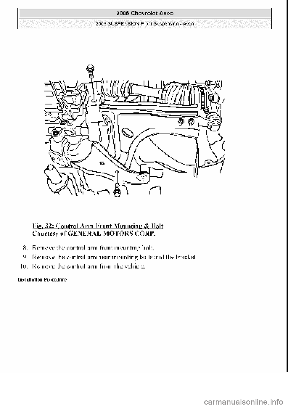CHEVROLET AVEO 2002 Service Repair Manual CHEVROLET AVEO 2002 Service Repair Manual