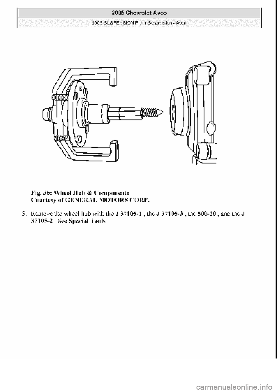 CHEVROLET AVEO 2002  Service Repair Manual 
