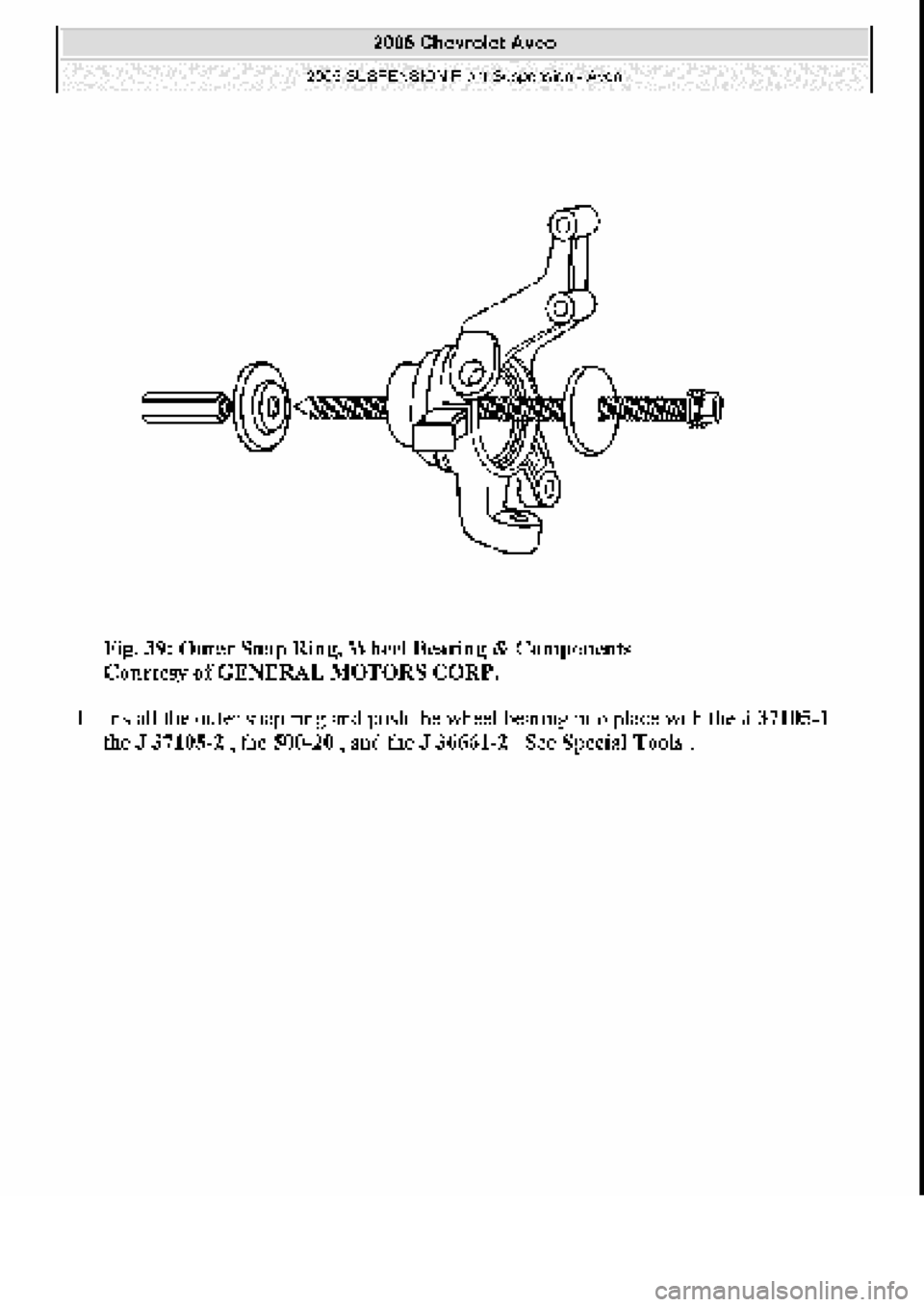 CHEVROLET AVEO 2002  Service Repair Manual 
