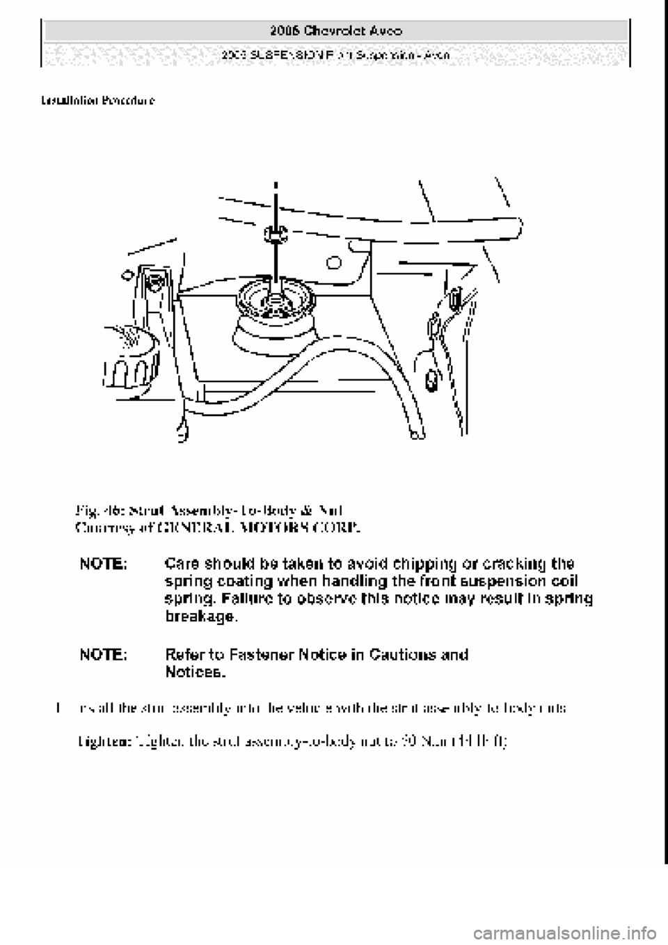 CHEVROLET AVEO 2002  Service Repair Manual 