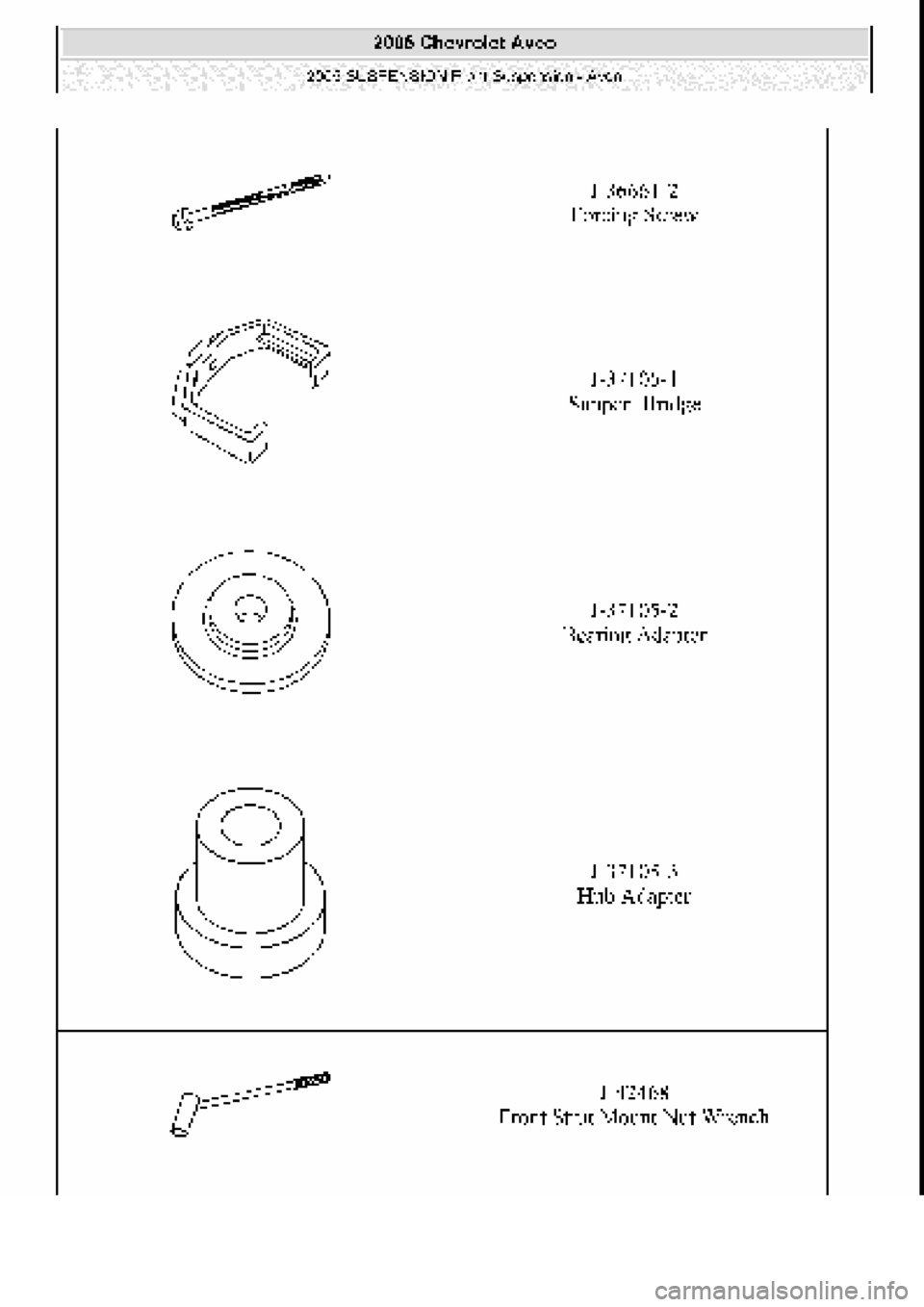 CHEVROLET AVEO 2002  Service Repair Manual 