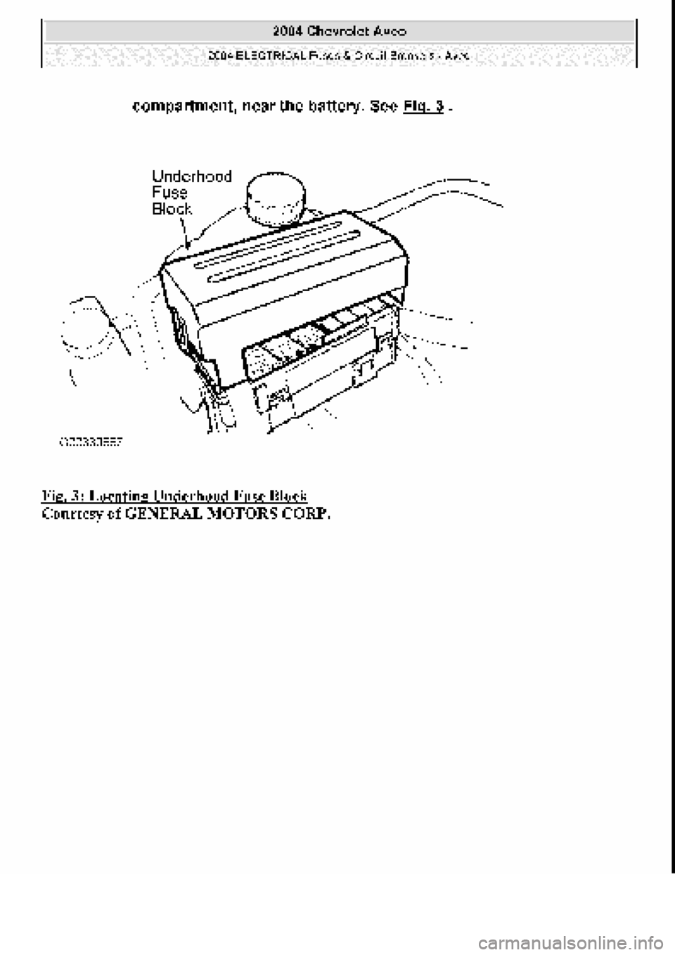 CHEVROLET AVEO 2002 Service Repair Manual CHEVROLET AVEO 2002 Service Repair Manual