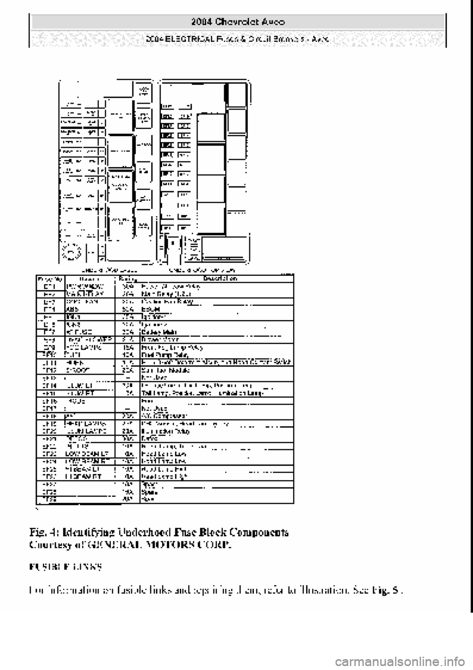 CHEVROLET AVEO 2002 Service Repair Manual CHEVROLET AVEO 2002 Service Repair Manual