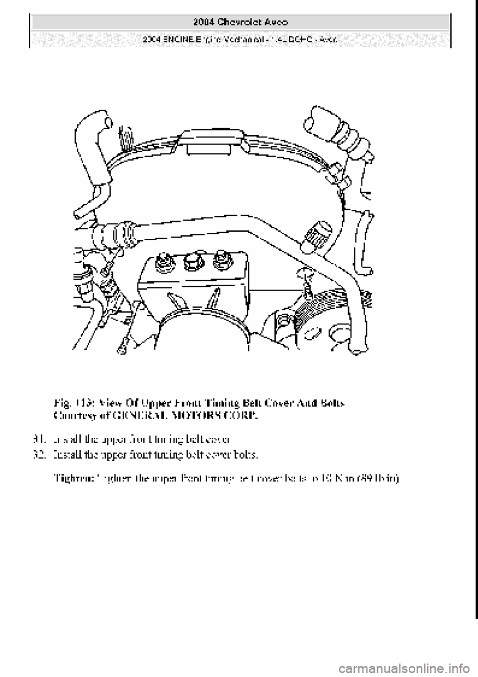 CHEVROLET AVEO 2002 Service Repair Manual CHEVROLET AVEO 2002 Service Repair Manual