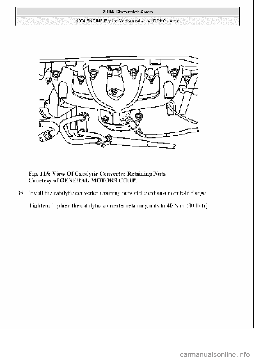 CHEVROLET AVEO 2002 Service Repair Manual CHEVROLET AVEO 2002 Service Repair Manual