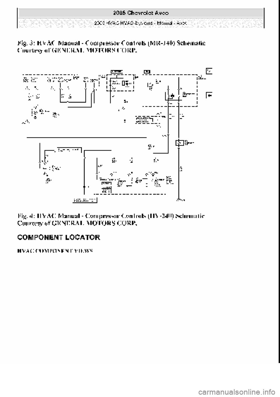 CHEVROLET AVEO 2002  Service Repair Manual 