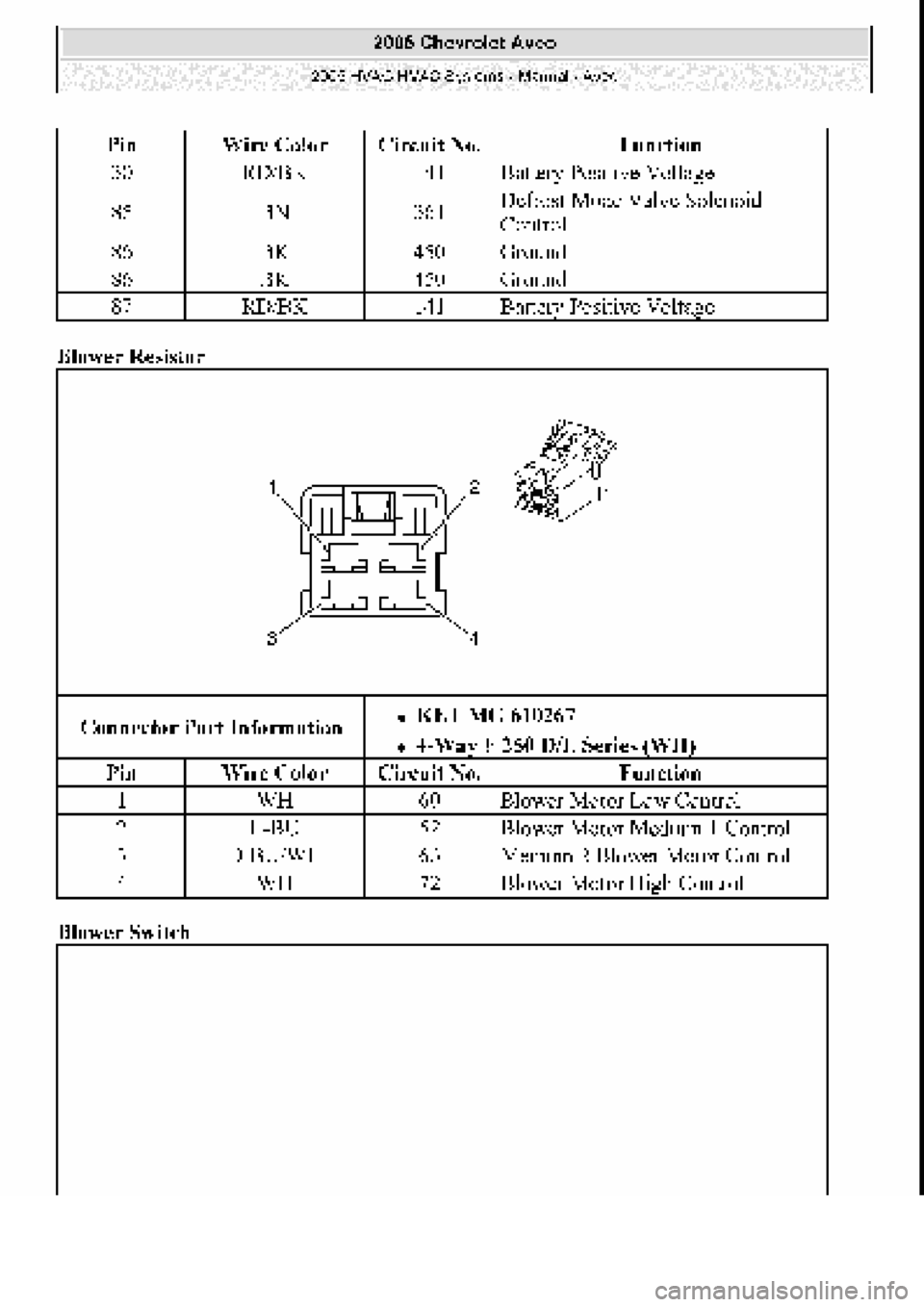 CHEVROLET AVEO 2002 Service Repair Manual CHEVROLET AVEO 2002 Service Repair Manual