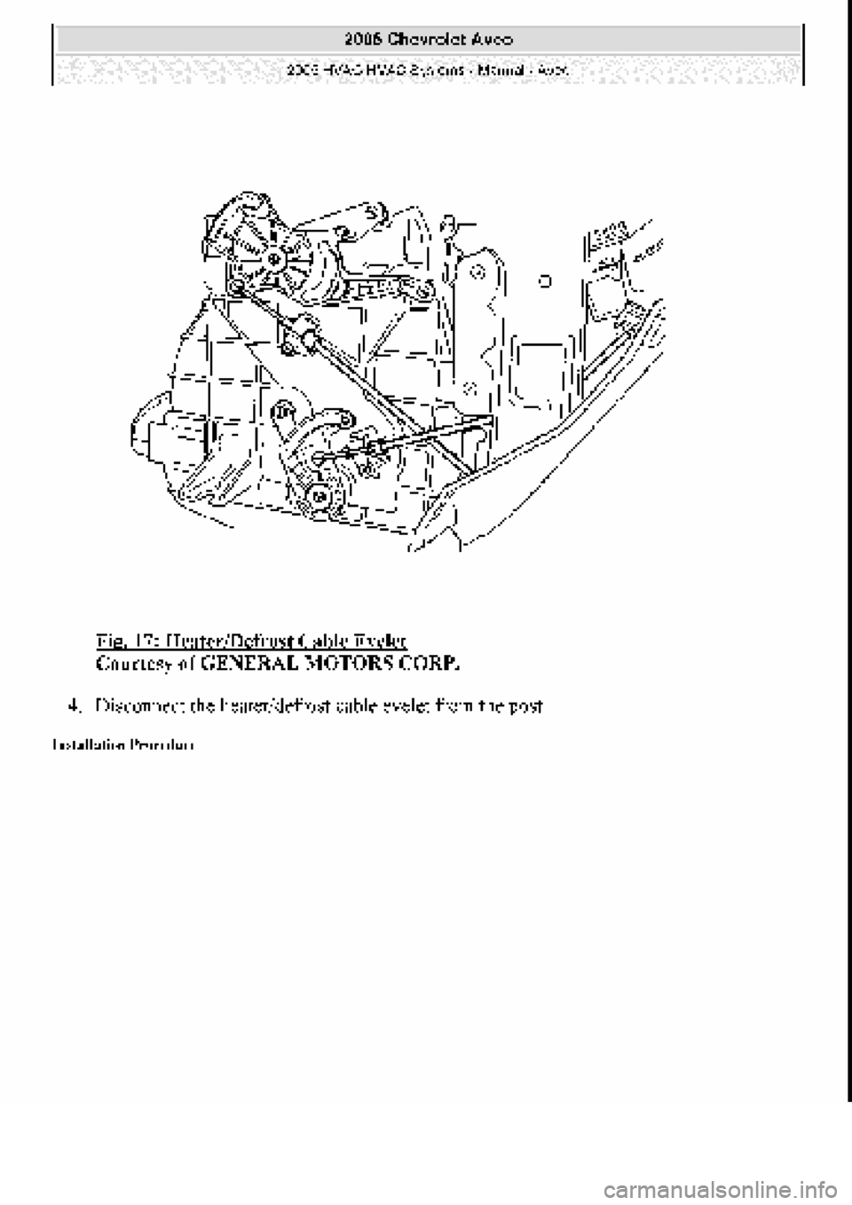CHEVROLET AVEO 2002  Service Repair Manual 
