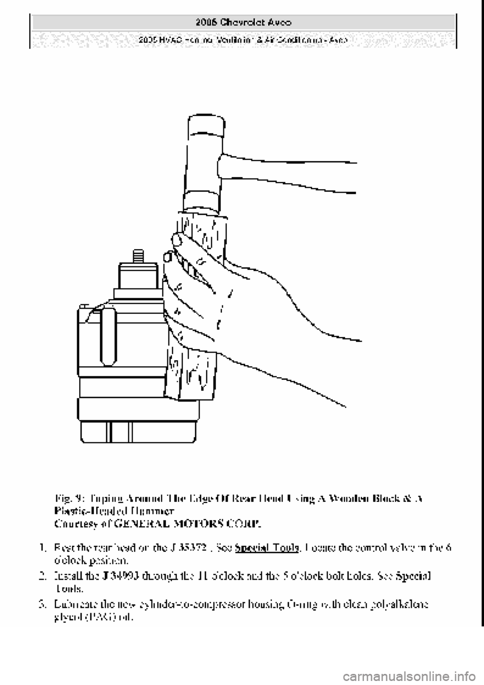 CHEVROLET AVEO 2002  Service Repair Manual 