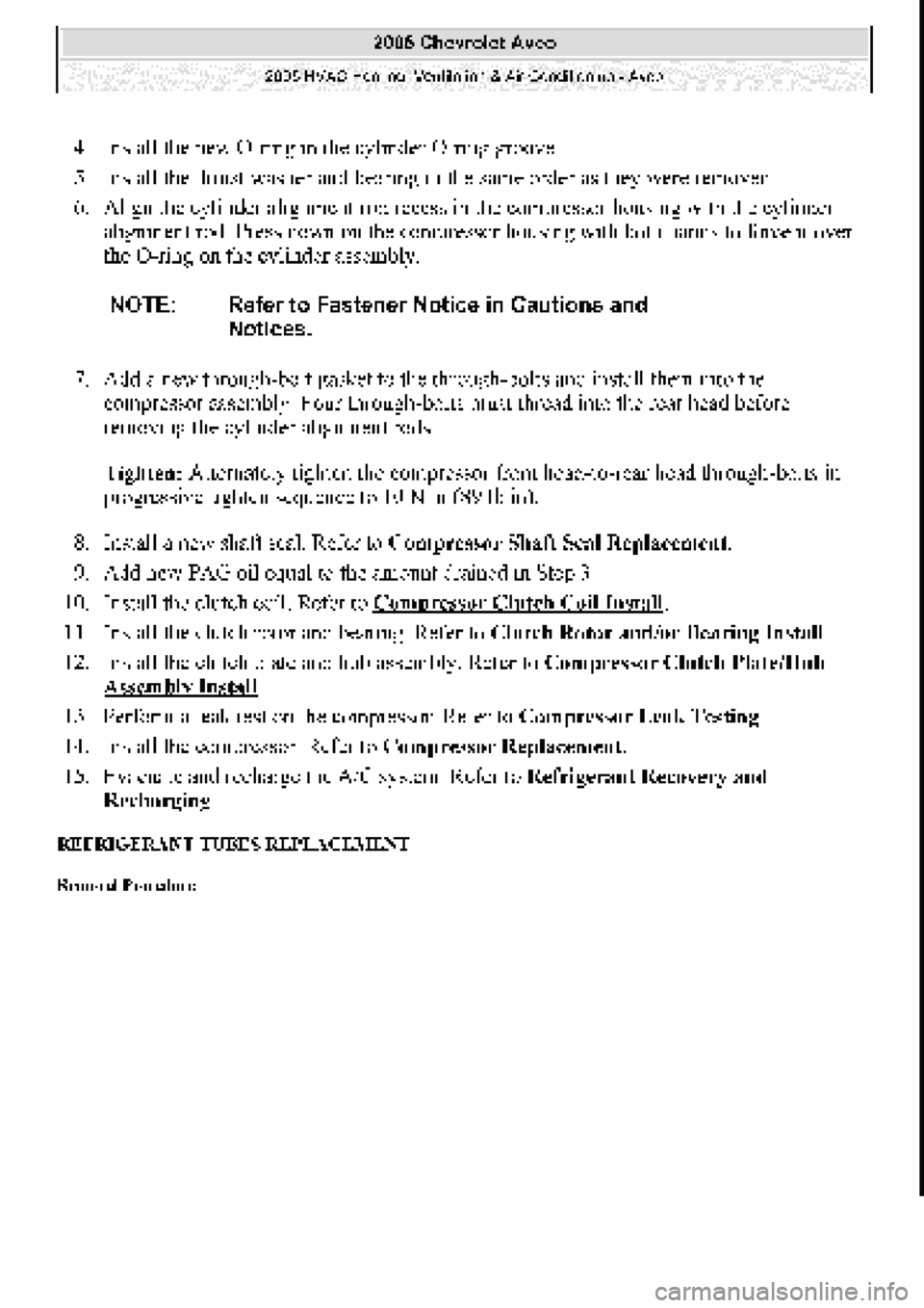 CHEVROLET AVEO 2002  Service Repair Manual 