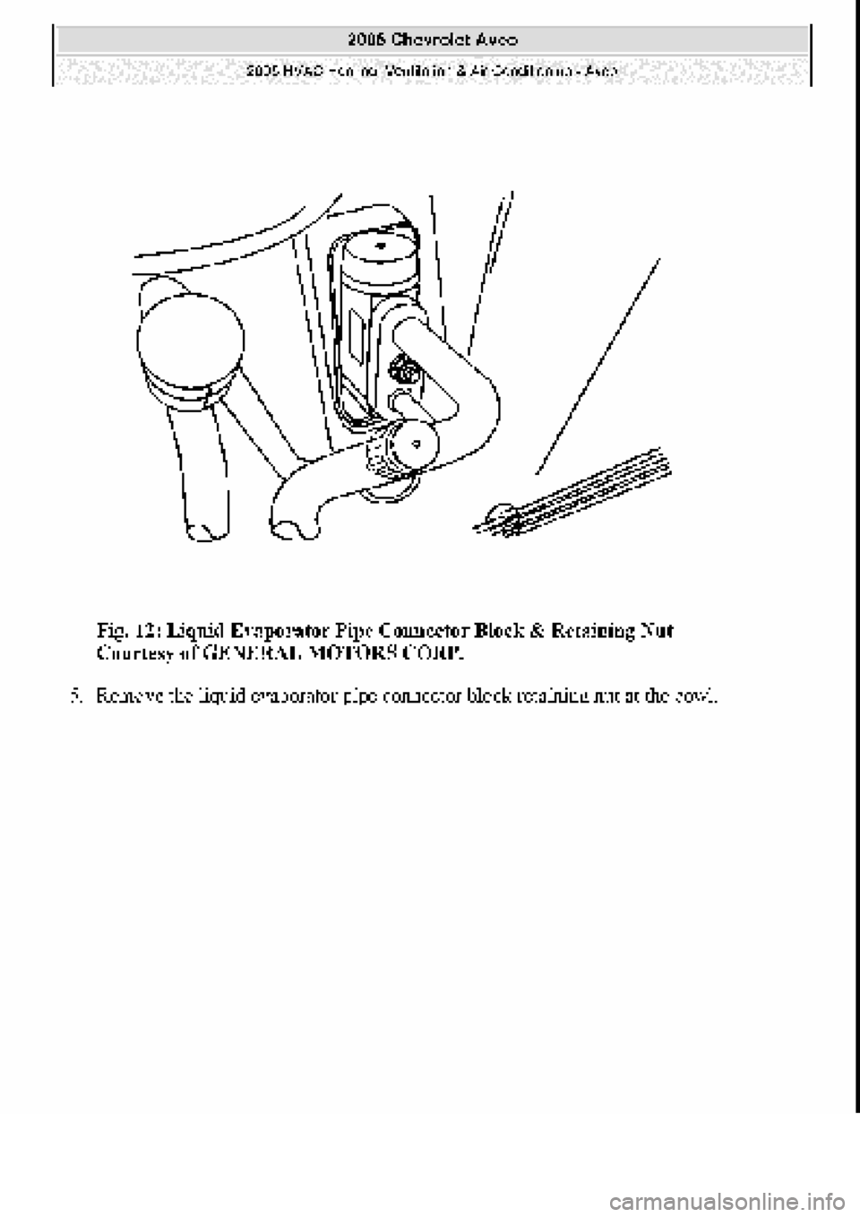 CHEVROLET AVEO 2002  Service Repair Manual 