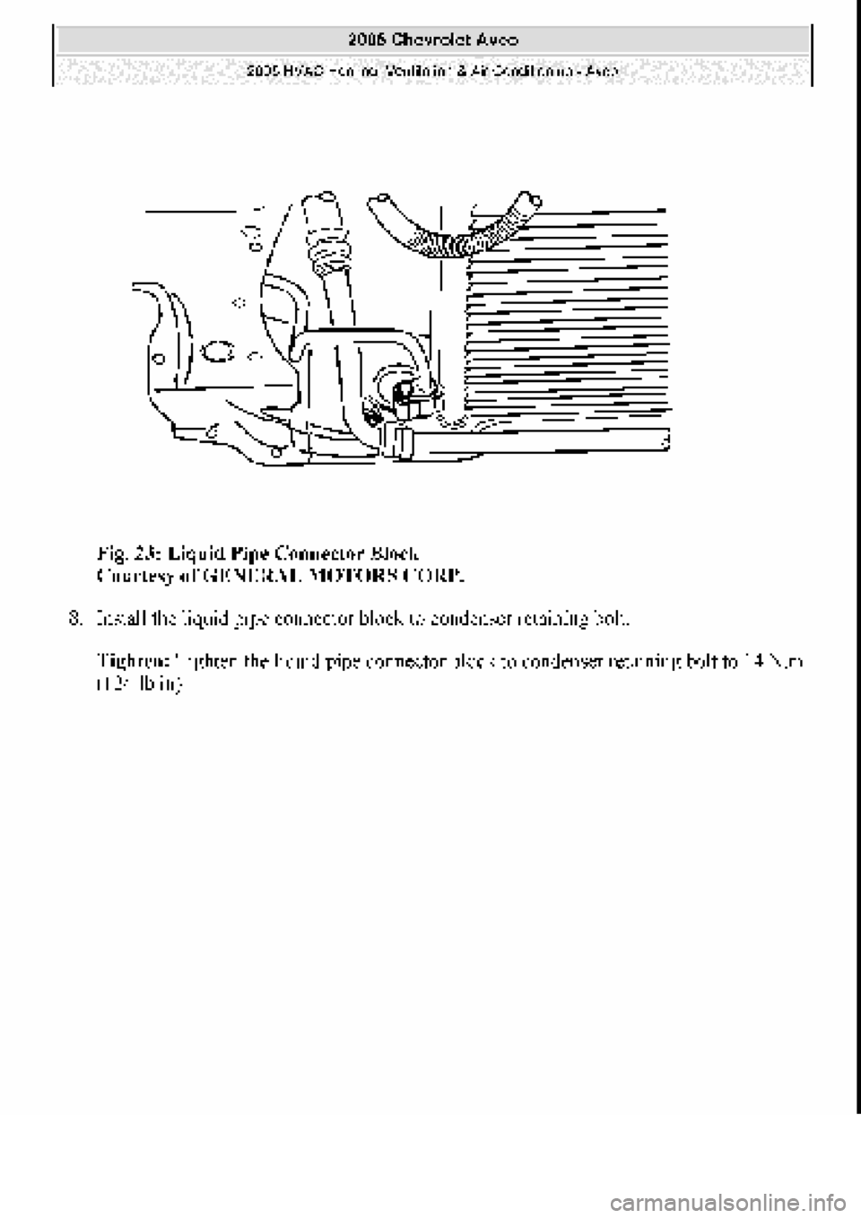 CHEVROLET AVEO 2002  Service Repair Manual 