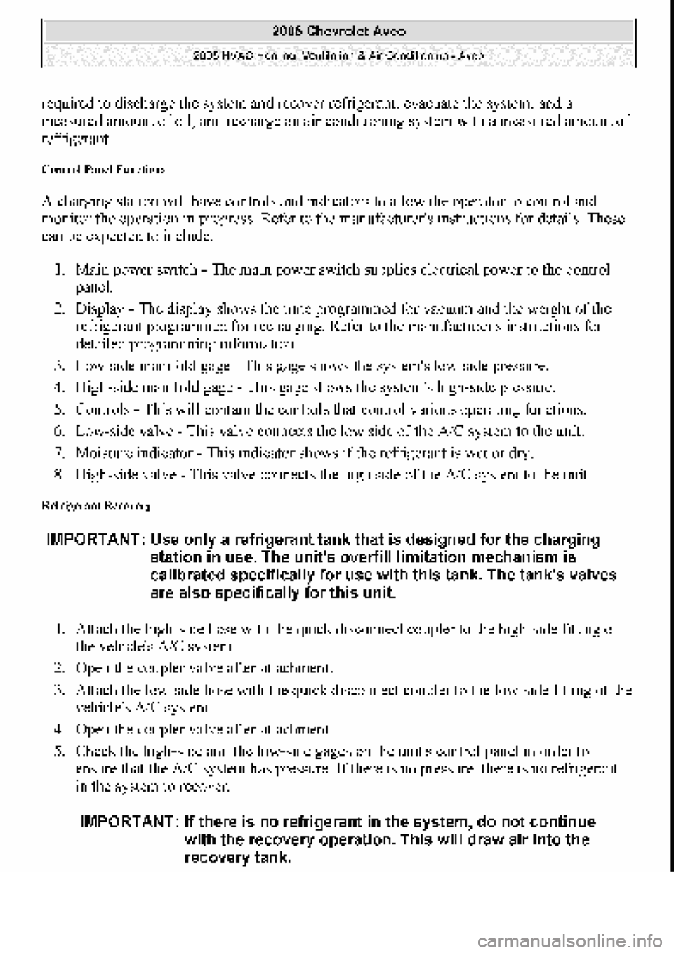 CHEVROLET AVEO 2002  Service Repair Manual 