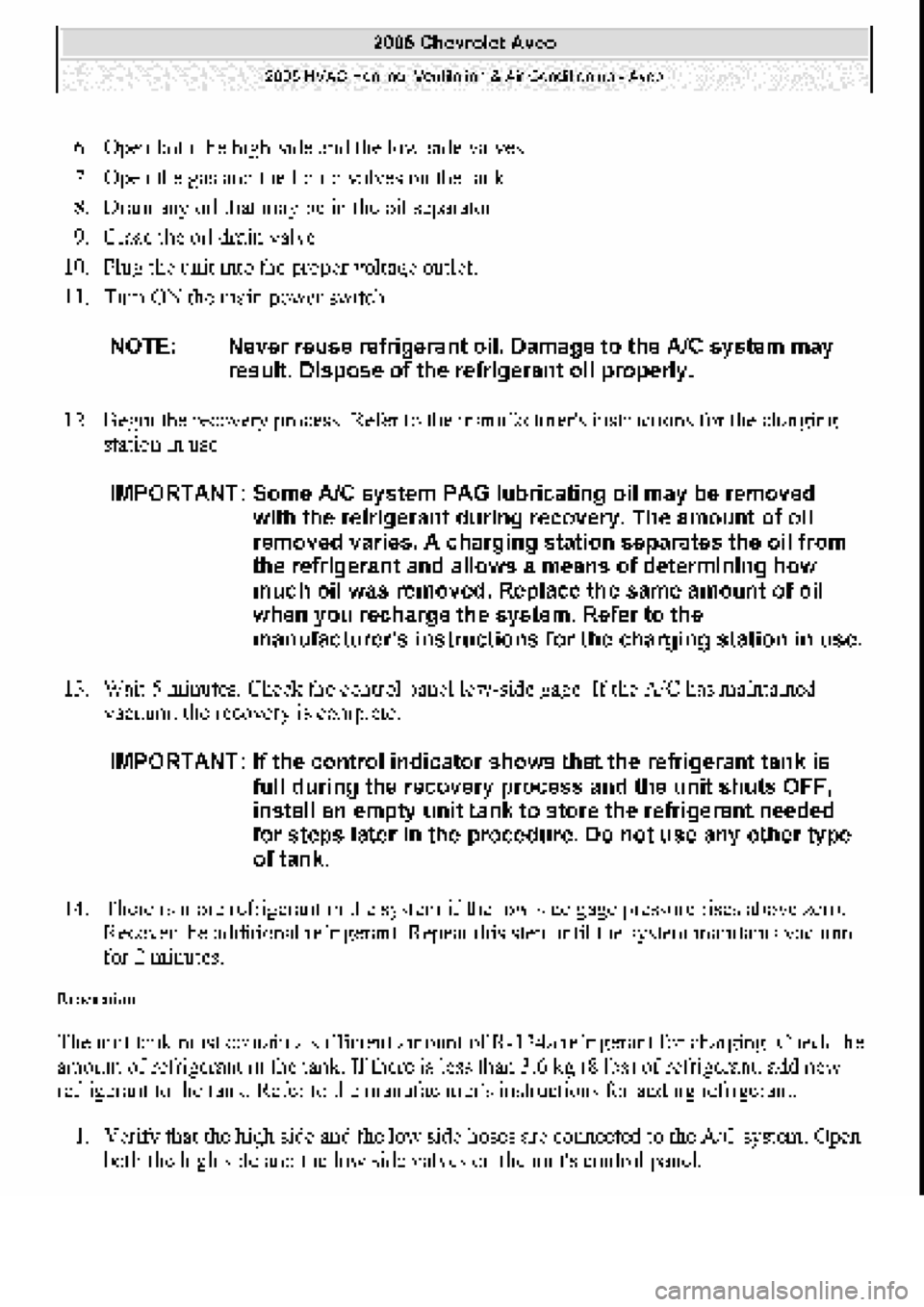 CHEVROLET AVEO 2002  Service Repair Manual 