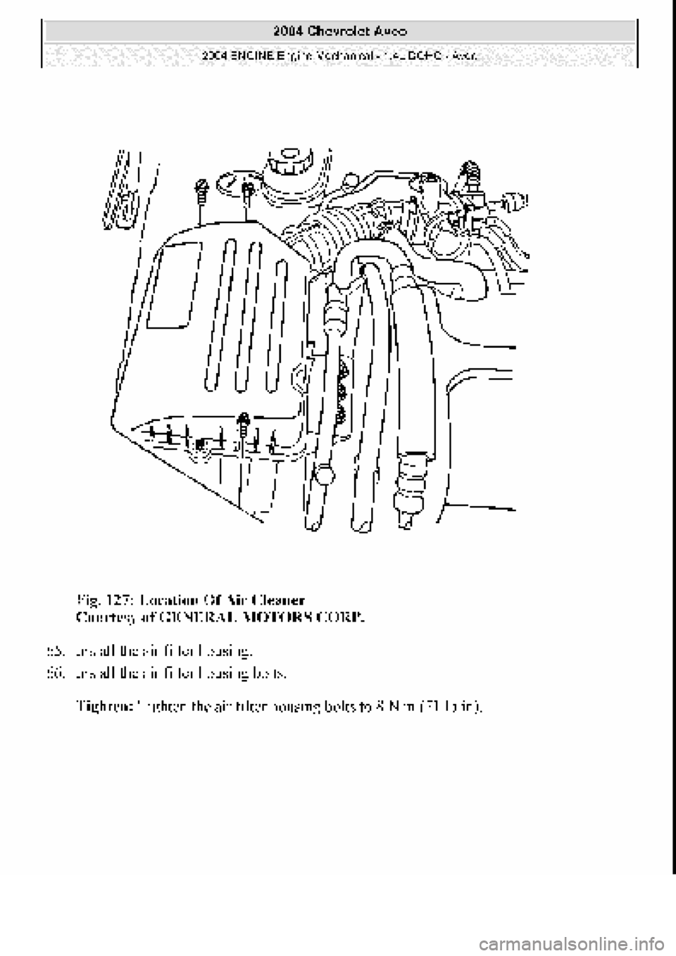 CHEVROLET AVEO 2002 Service Repair Manual CHEVROLET AVEO 2002 Service Repair Manual