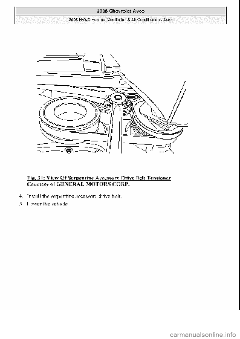 CHEVROLET AVEO 2002 Service Repair Manual CHEVROLET AVEO 2002 Service Repair Manual