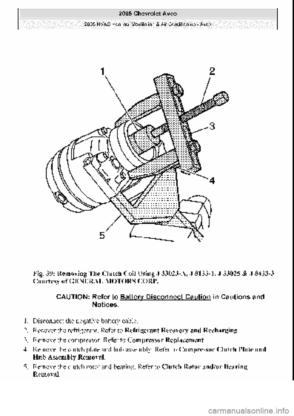 CHEVROLET AVEO 2002  Service Repair Manual 