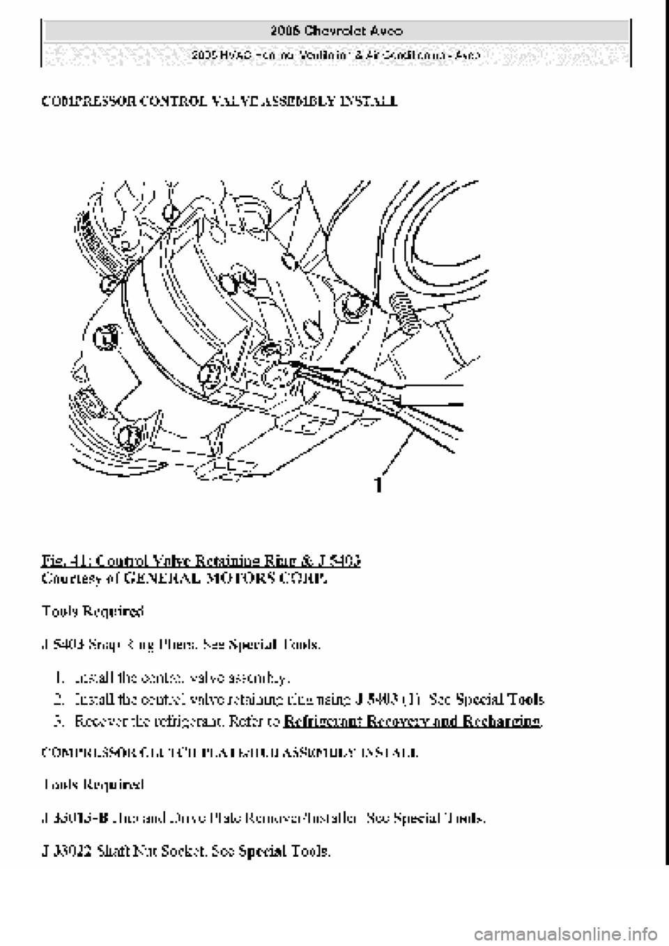 CHEVROLET AVEO 2002  Service Repair Manual 
