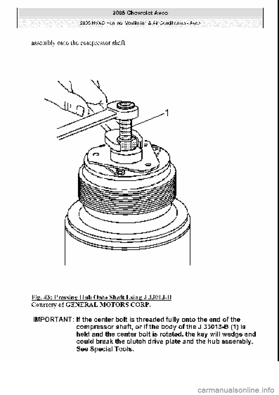 CHEVROLET AVEO 2002  Service Repair Manual 