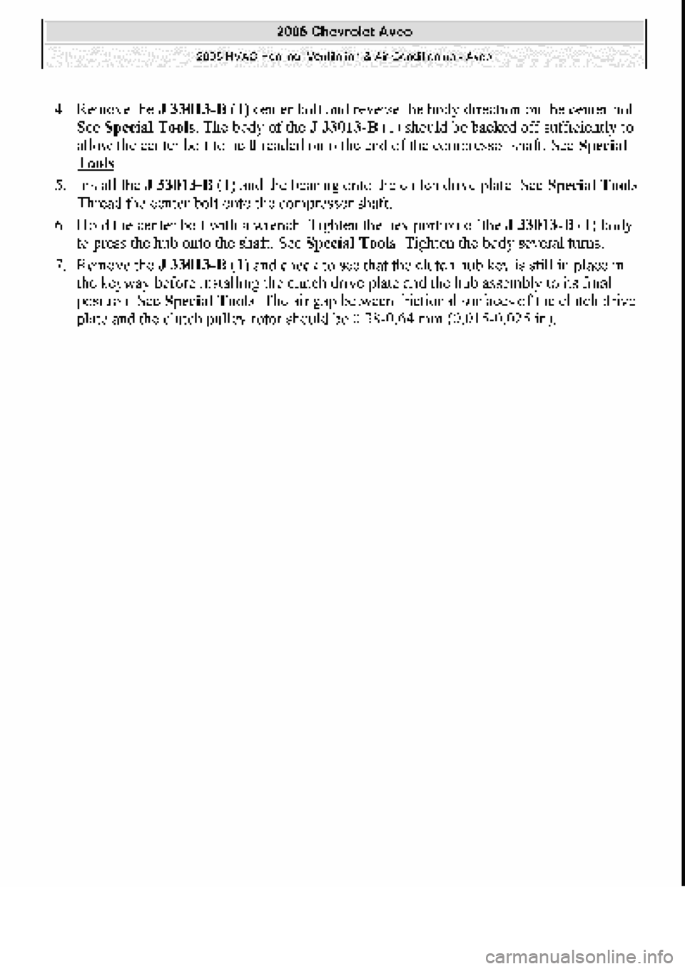 CHEVROLET AVEO 2002  Service Repair Manual 