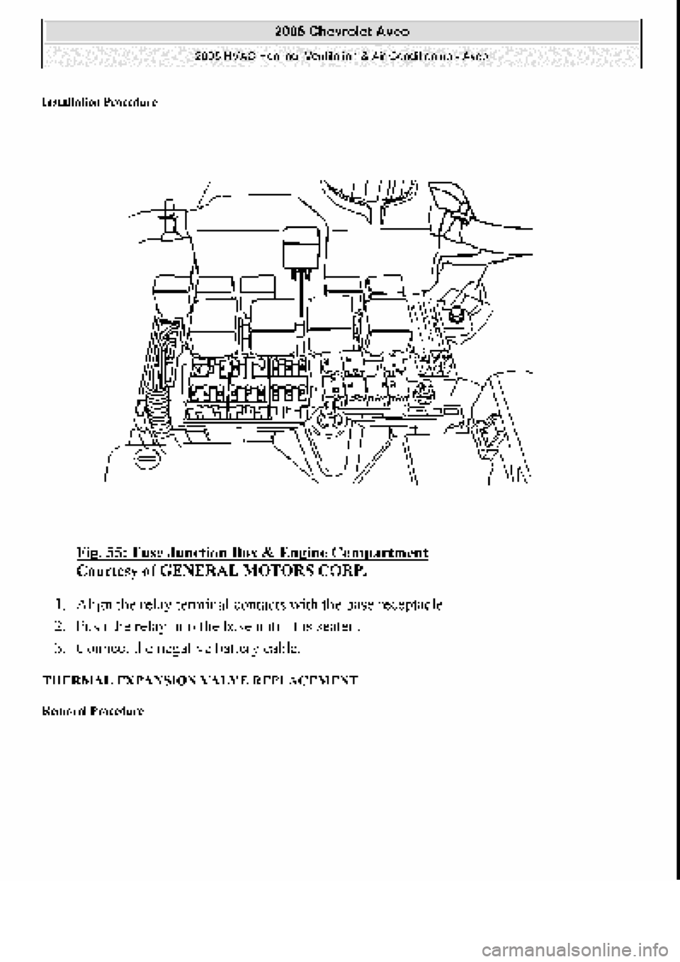 CHEVROLET AVEO 2002 Service Repair Manual CHEVROLET AVEO 2002 Service Repair Manual