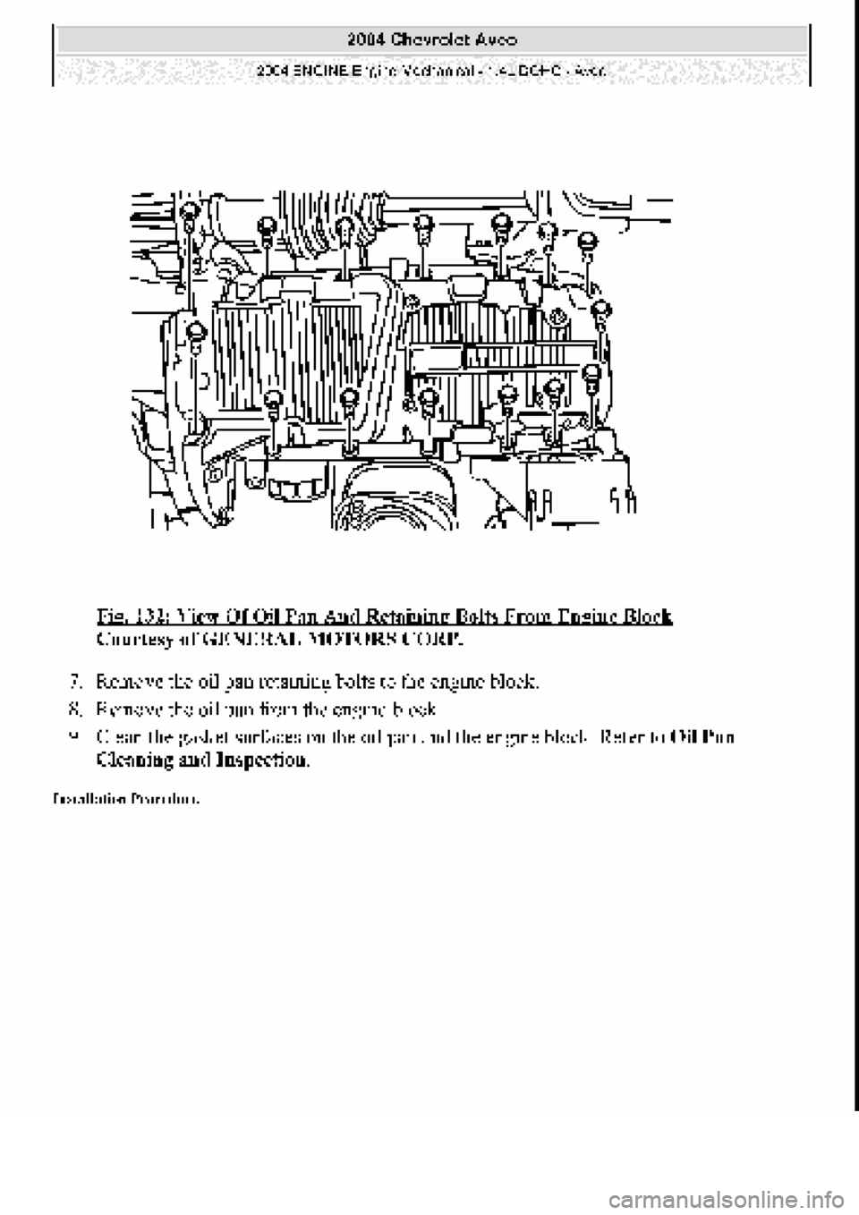 CHEVROLET AVEO 2002 Service Repair Manual CHEVROLET AVEO 2002 Service Repair Manual