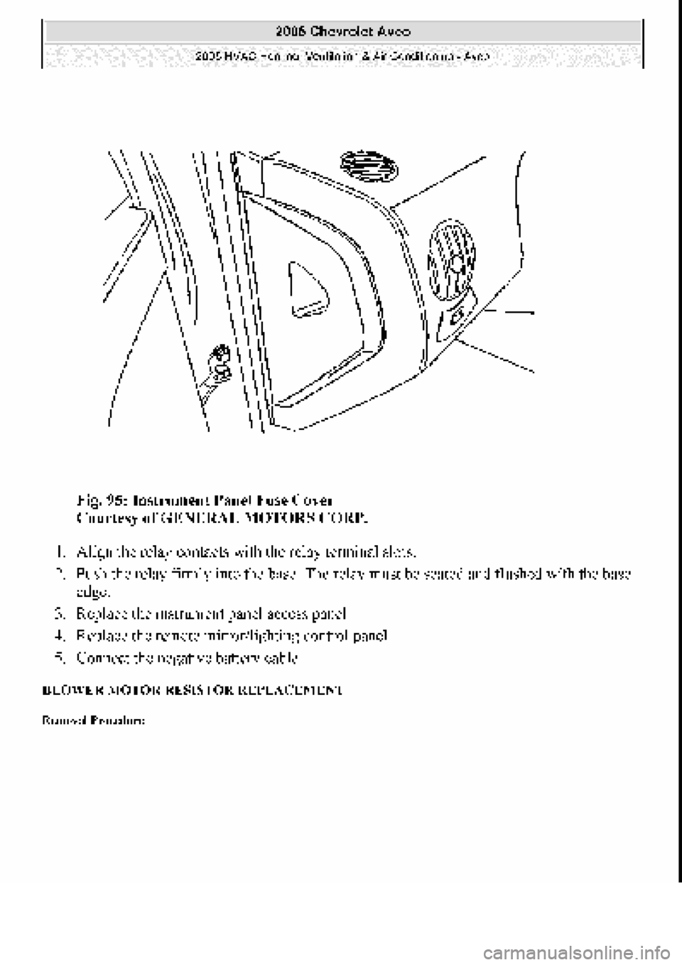 CHEVROLET AVEO 2002 Service Repair Manual CHEVROLET AVEO 2002 Service Repair Manual