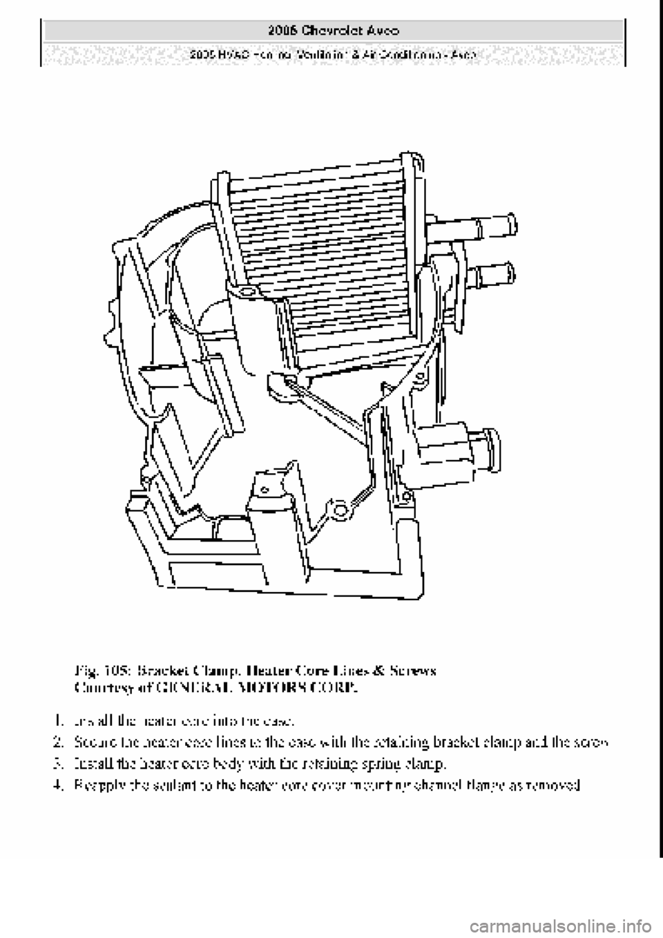 CHEVROLET AVEO 2002 Service Repair Manual CHEVROLET AVEO 2002 Service Repair Manual