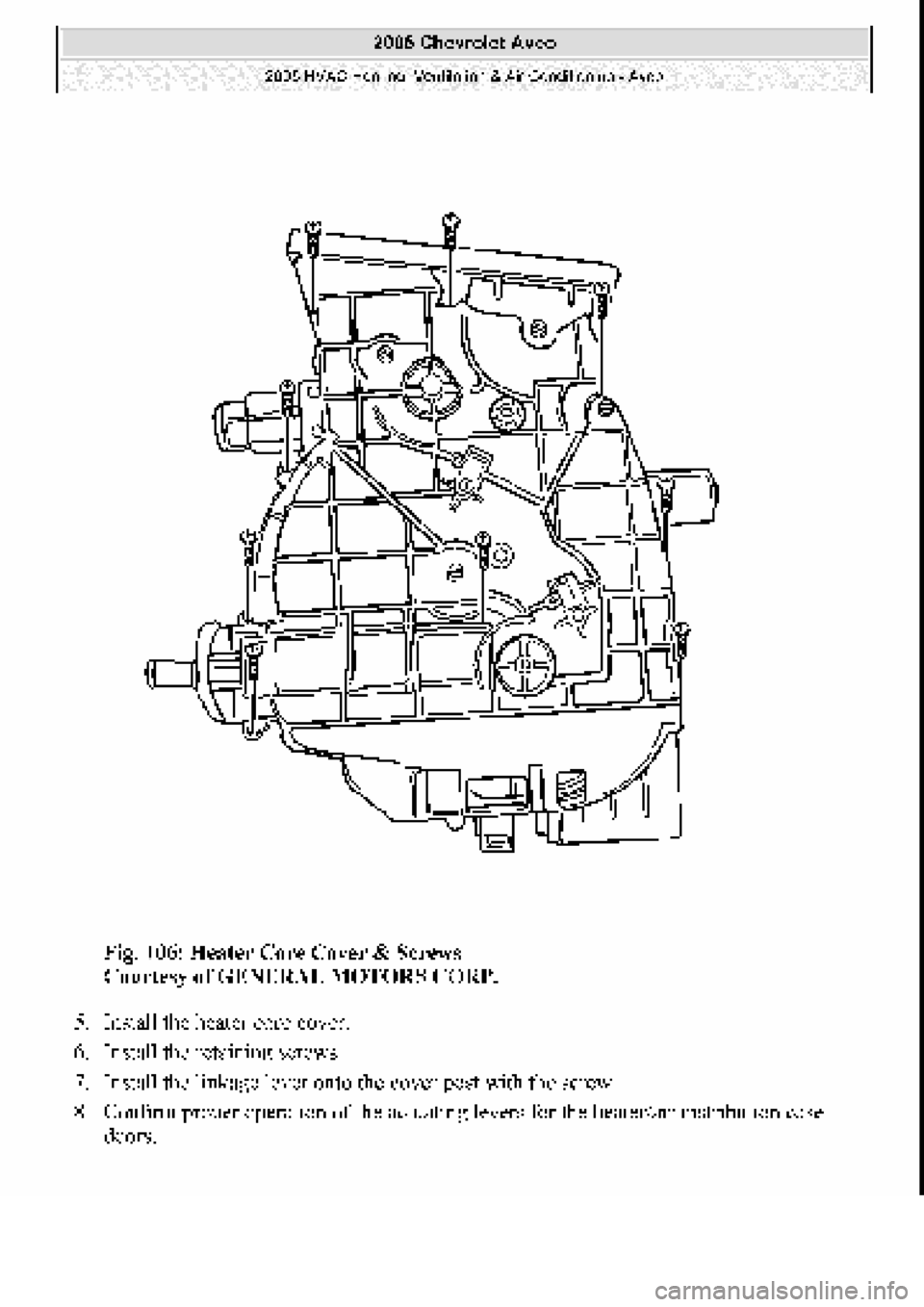 CHEVROLET AVEO 2002 Service Repair Manual CHEVROLET AVEO 2002 Service Repair Manual
