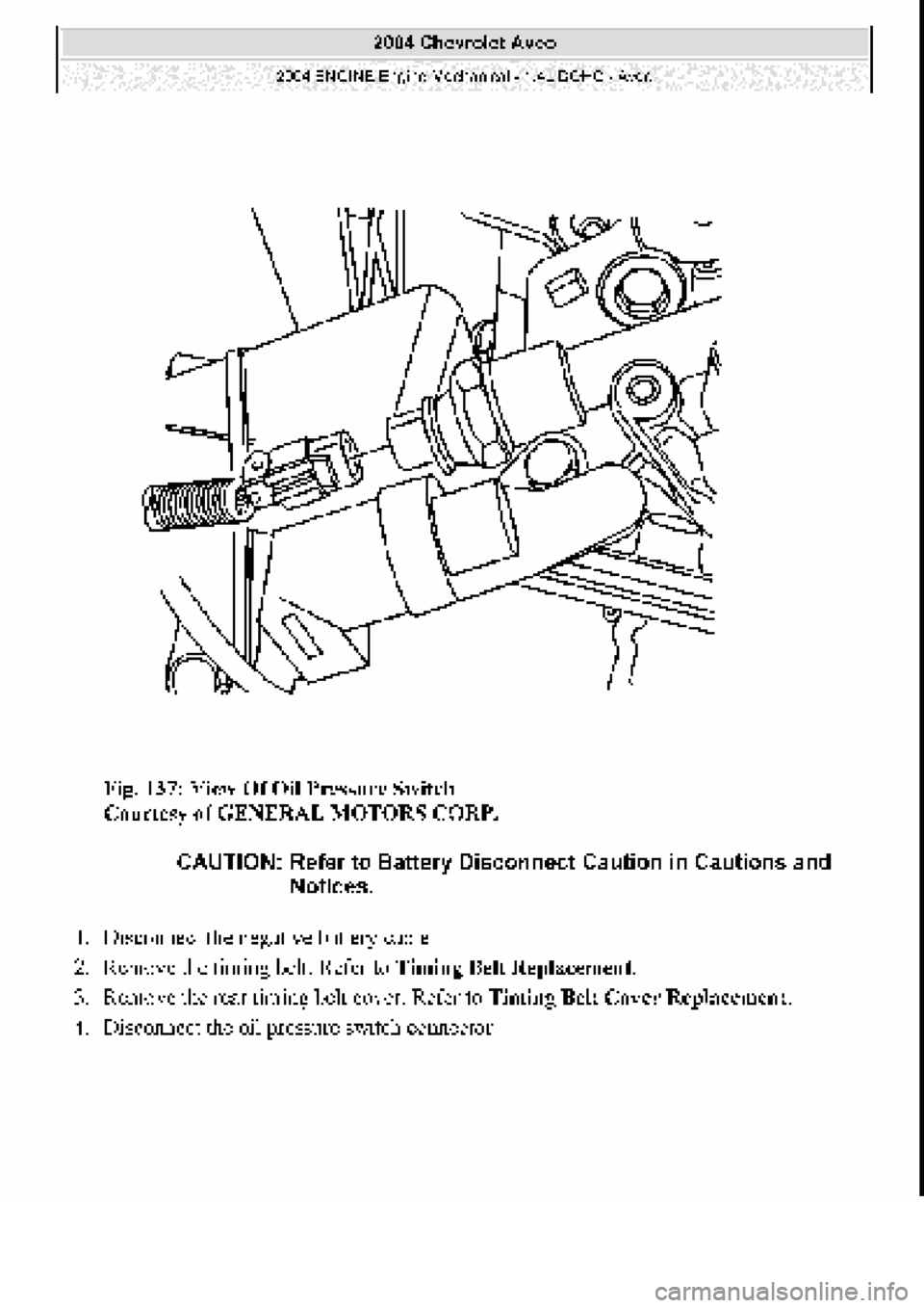 CHEVROLET AVEO 2002 Service Repair Manual CHEVROLET AVEO 2002 Service Repair Manual