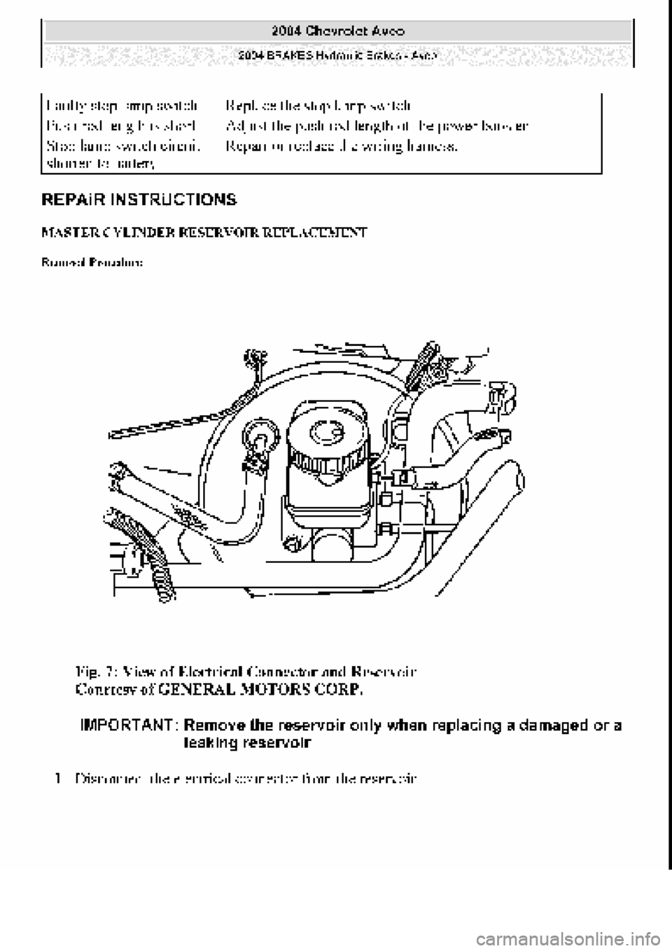 CHEVROLET AVEO 2002 Service Repair Manual CHEVROLET AVEO 2002 Service Repair Manual