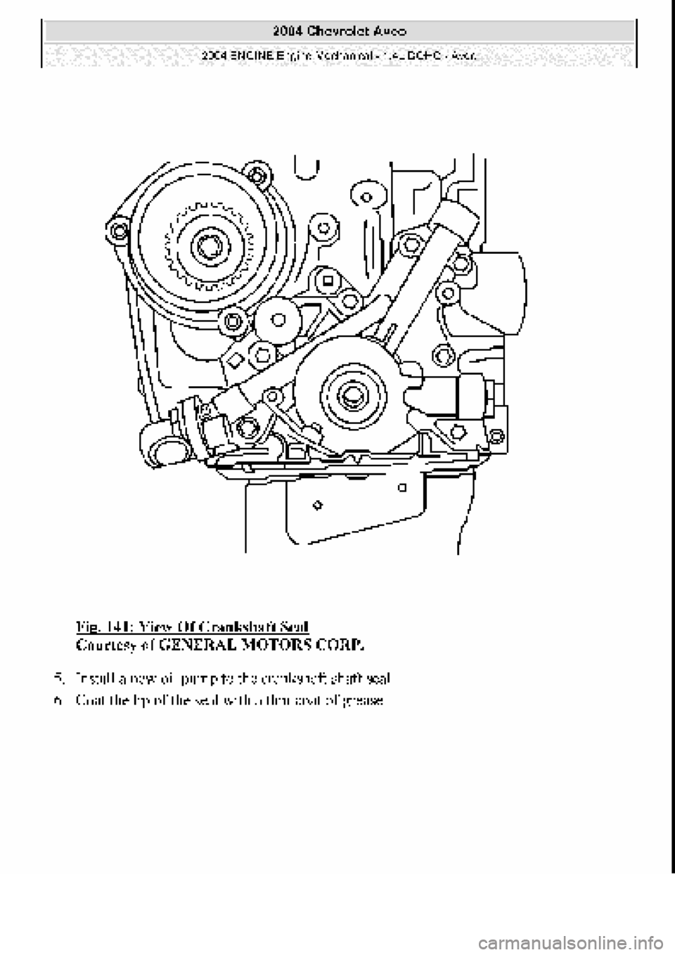 CHEVROLET AVEO 2002 Service Repair Manual CHEVROLET AVEO 2002 Service Repair Manual