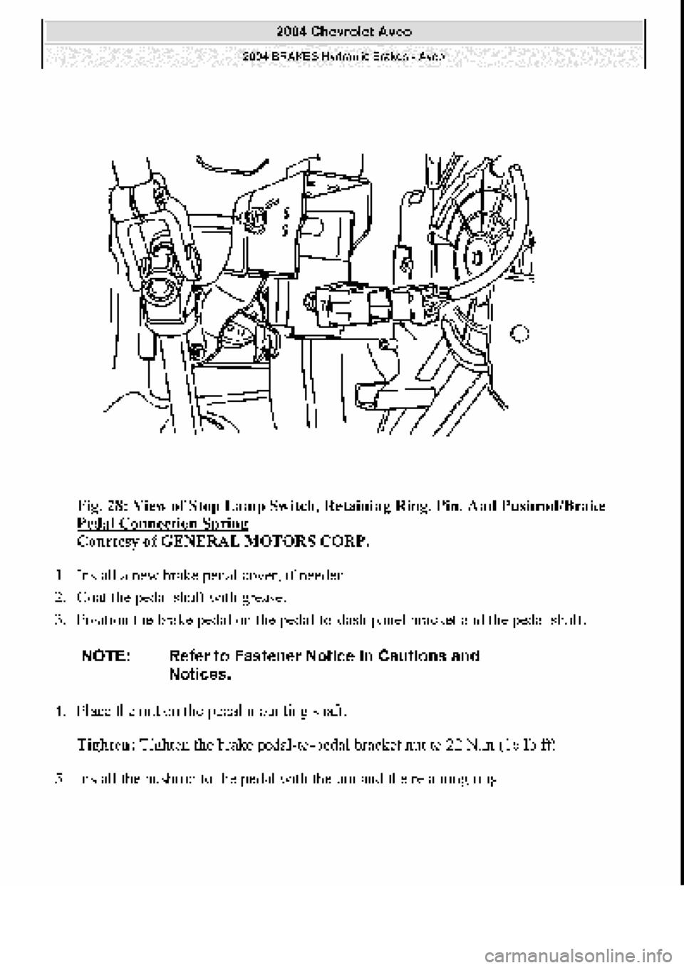 CHEVROLET AVEO 2002 Service Repair Manual CHEVROLET AVEO 2002 Service Repair Manual