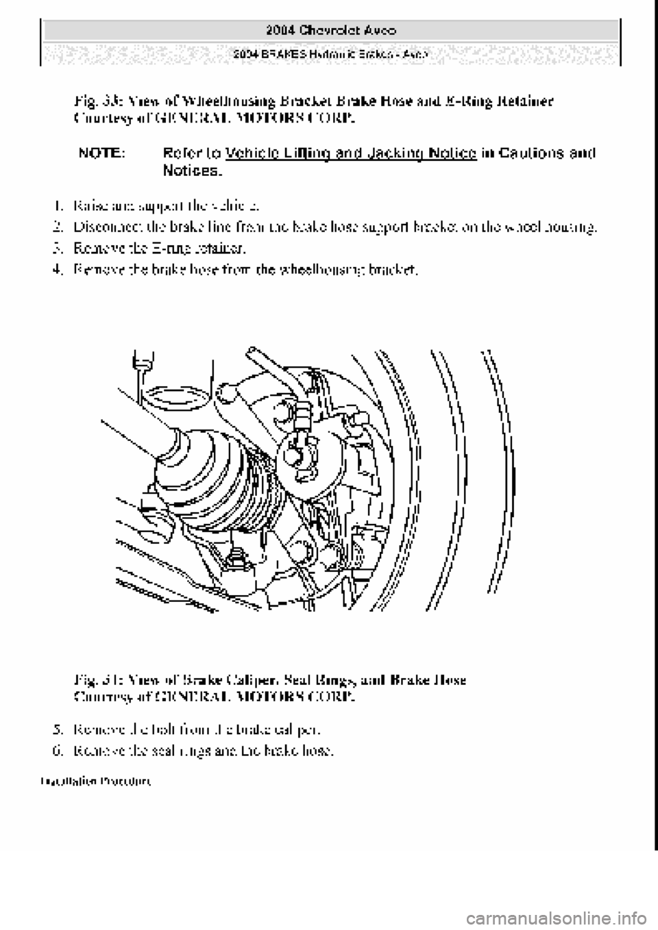 CHEVROLET AVEO 2002 Service Repair Manual CHEVROLET AVEO 2002 Service Repair Manual