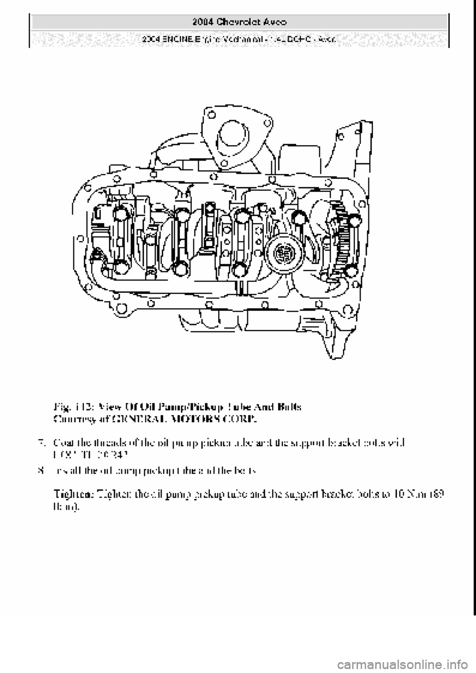 CHEVROLET AVEO 2002 Service Repair Manual CHEVROLET AVEO 2002 Service Repair Manual