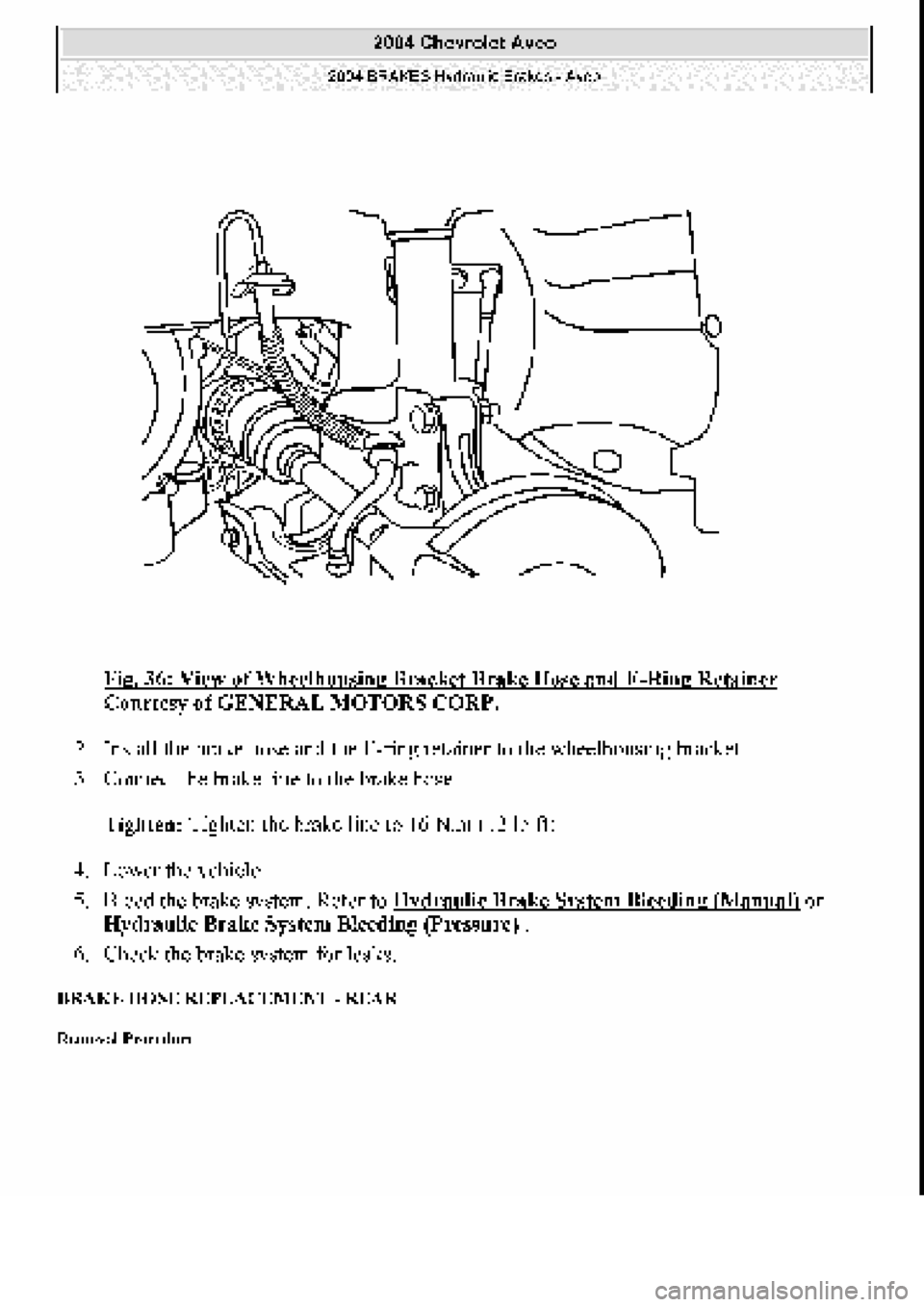 CHEVROLET AVEO 2002 Service Repair Manual CHEVROLET AVEO 2002 Service Repair Manual
