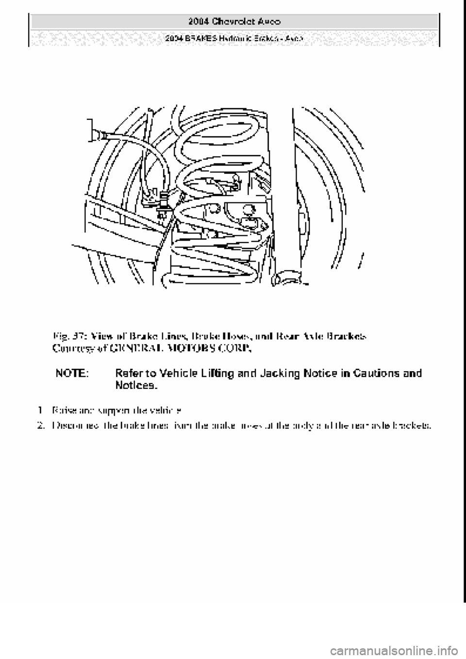 CHEVROLET AVEO 2002 Service Repair Manual CHEVROLET AVEO 2002 Service Repair Manual
